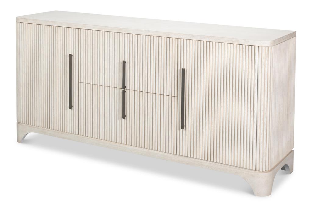 Topsail White Credenza - Ornate Home