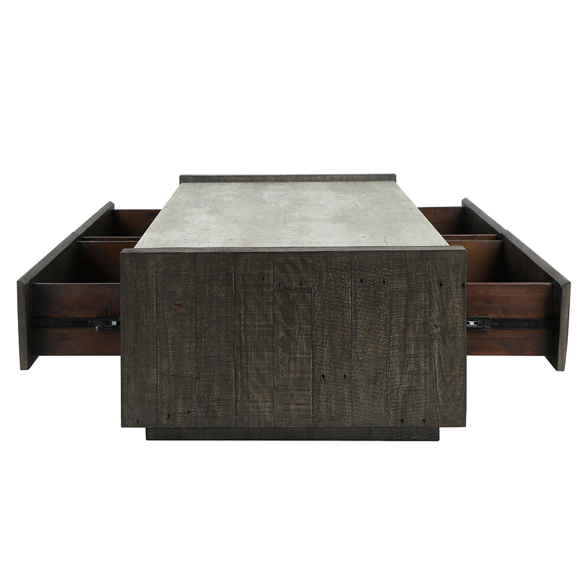 Tori Dark Brown 58" Coffee Table - Ornate Home