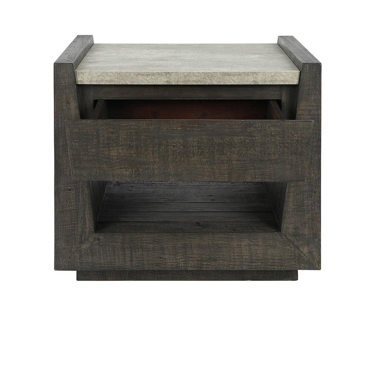 Tori Dark Brown End Table - Ornate Home