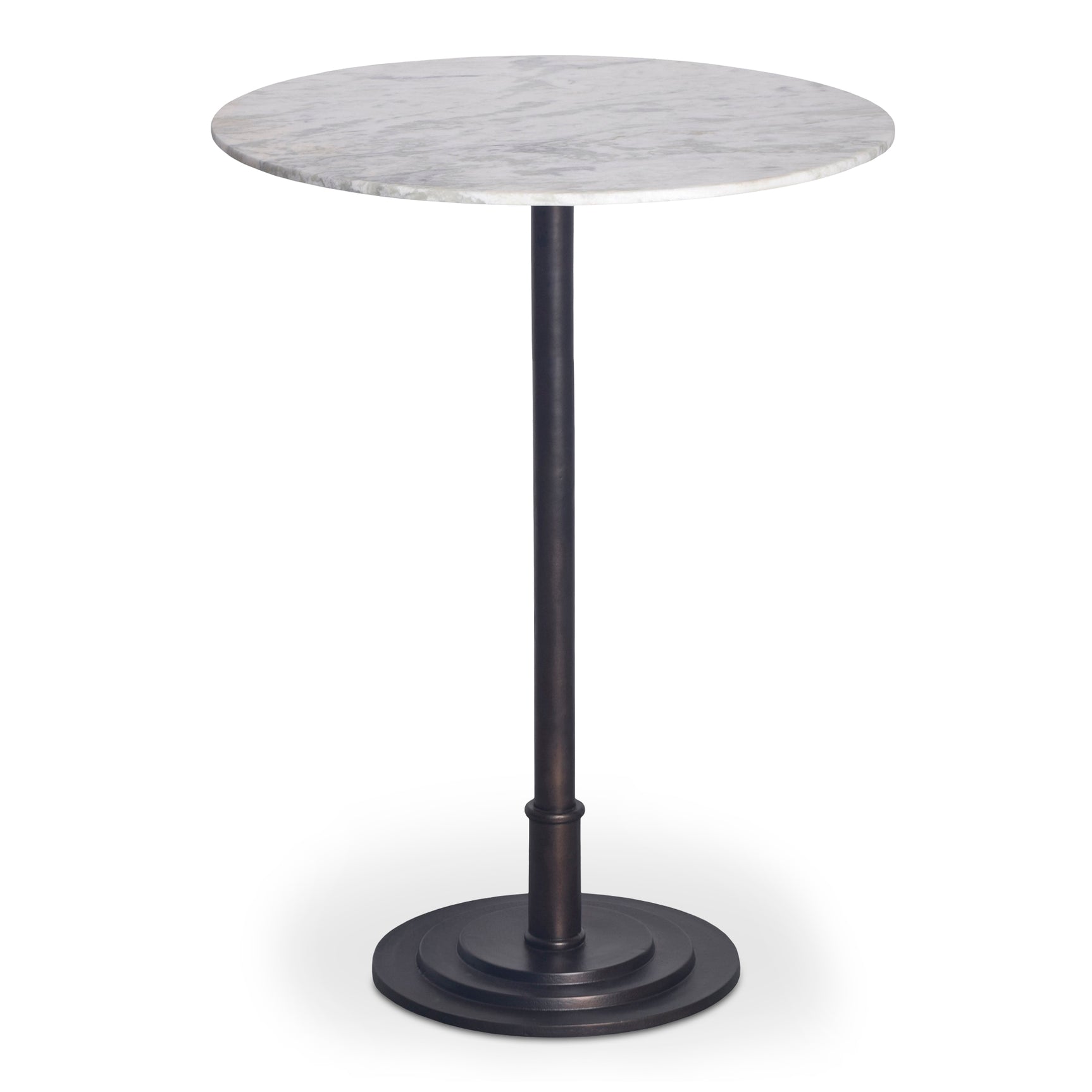 Tori White Marble Outdoor Bar Table - Ornate Home