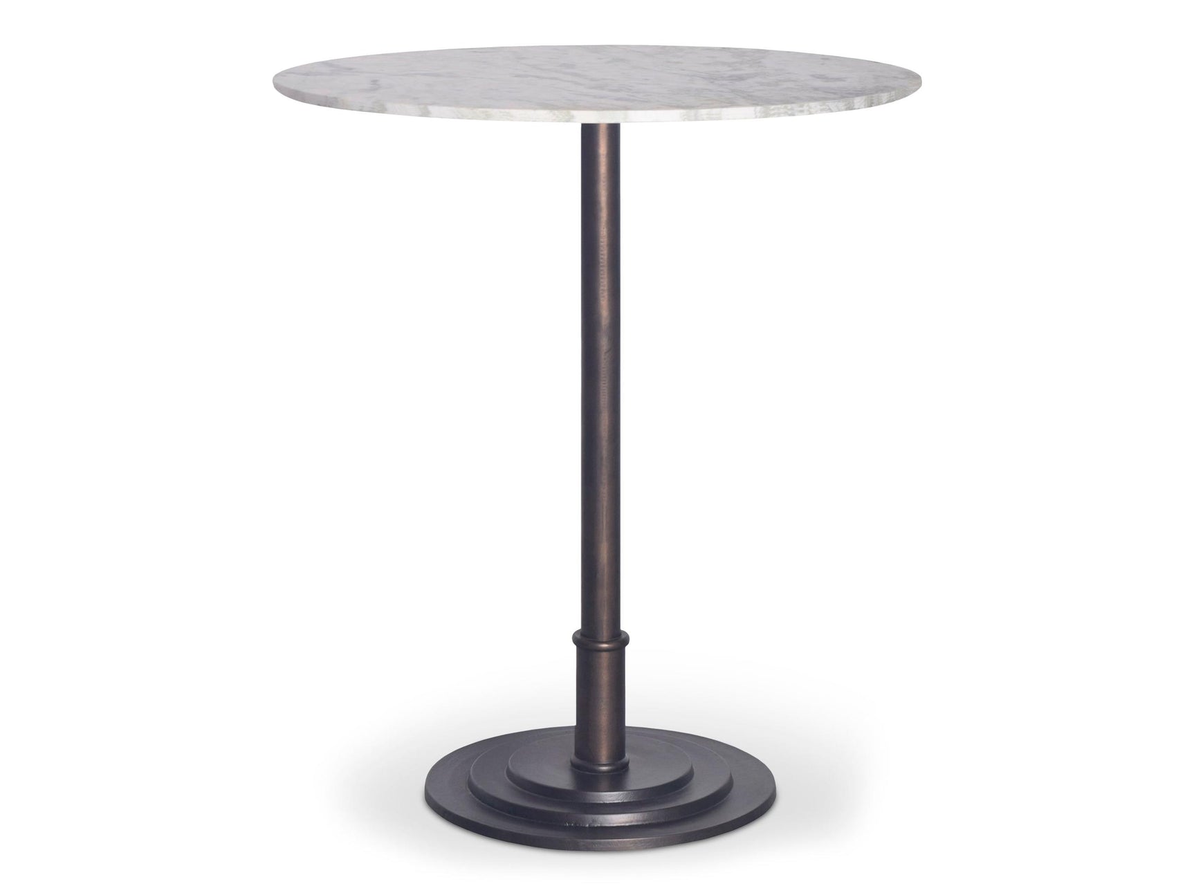 Tori White Marble Outdoor Counter Table - Ornate Home