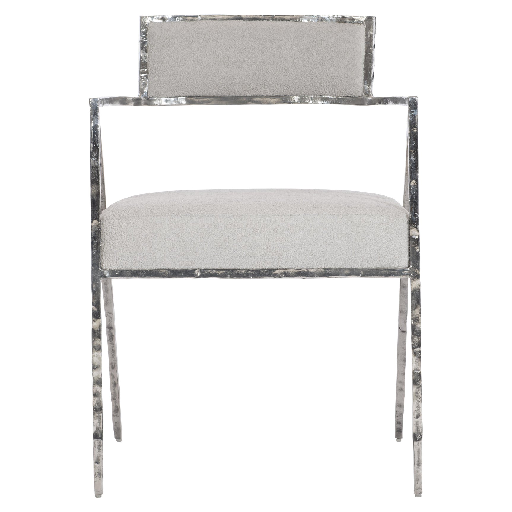 Torres Light Grey Fabric Arm Chair - Ornate Home