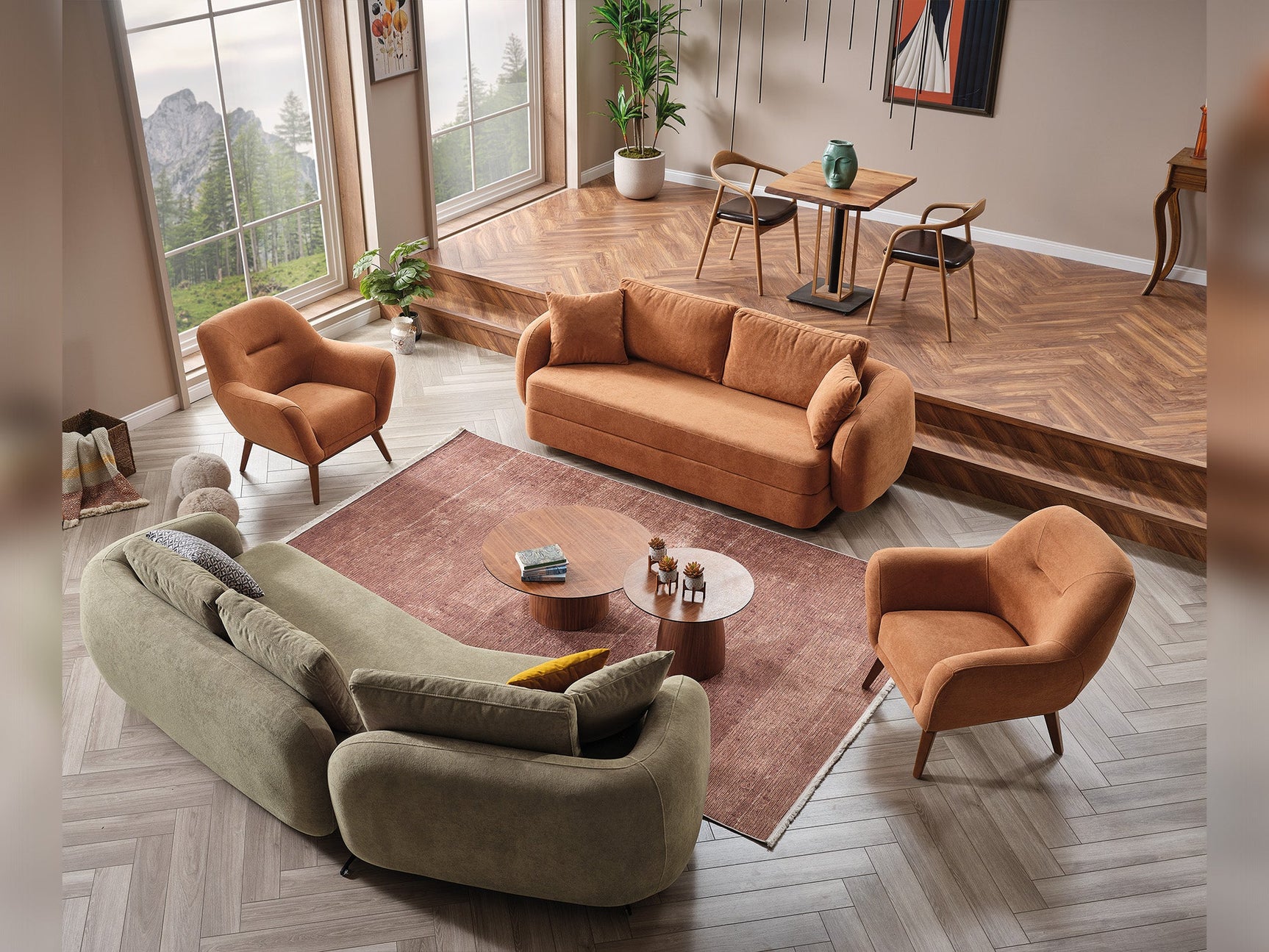 Toscana Orange Chair