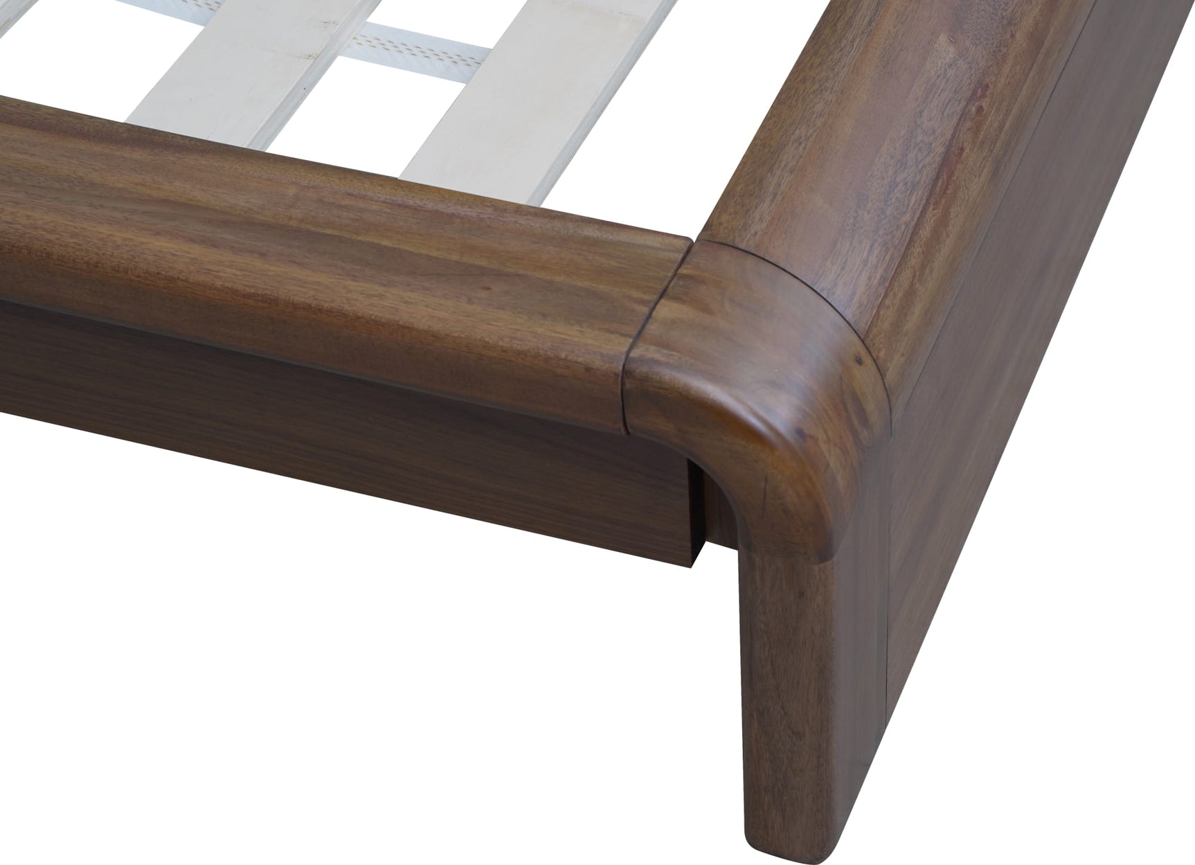 Totes English Walnut Queen Platform Bed - Ornate Home