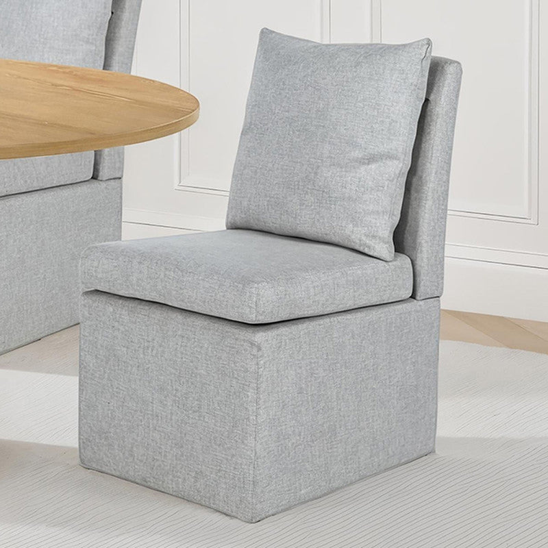 Tottenham Taupe Dining Chair w/ Caster - Ornate Home