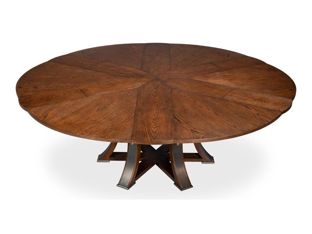 Tower Jupe Brown Dining Large Table - Ornate Home