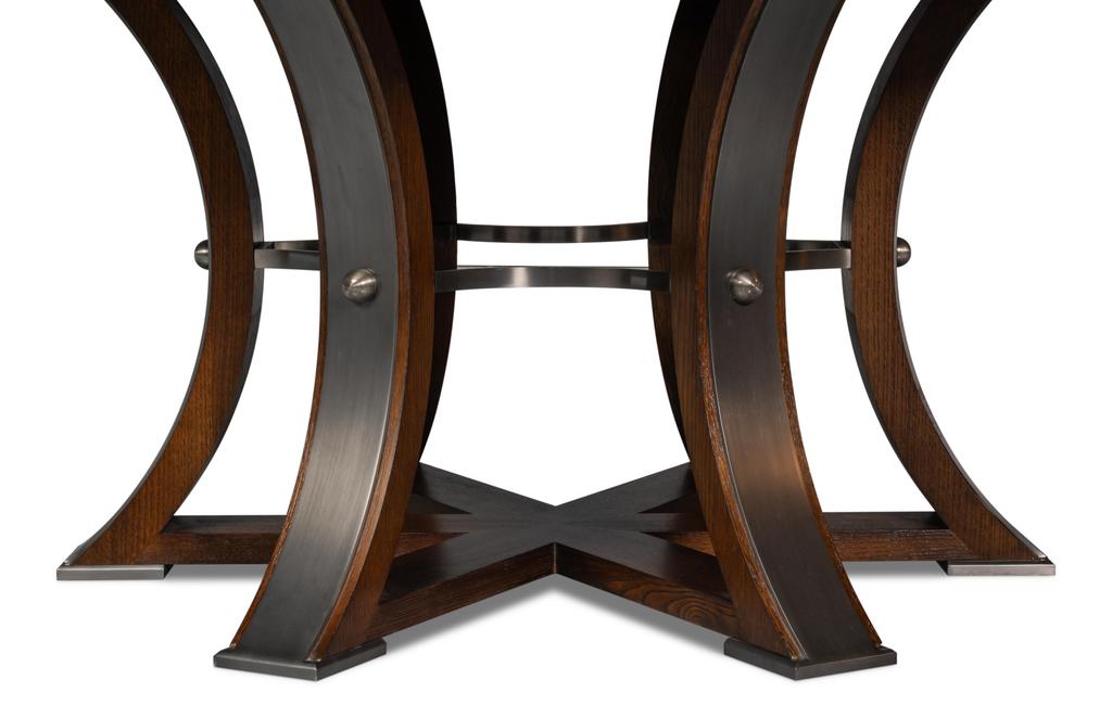 Tower Jupe Brown Dining Large Table - Ornate Home