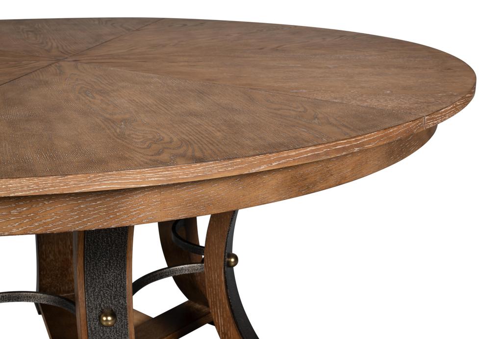 Tower Jupe Brown Dining Table - Ornate Home