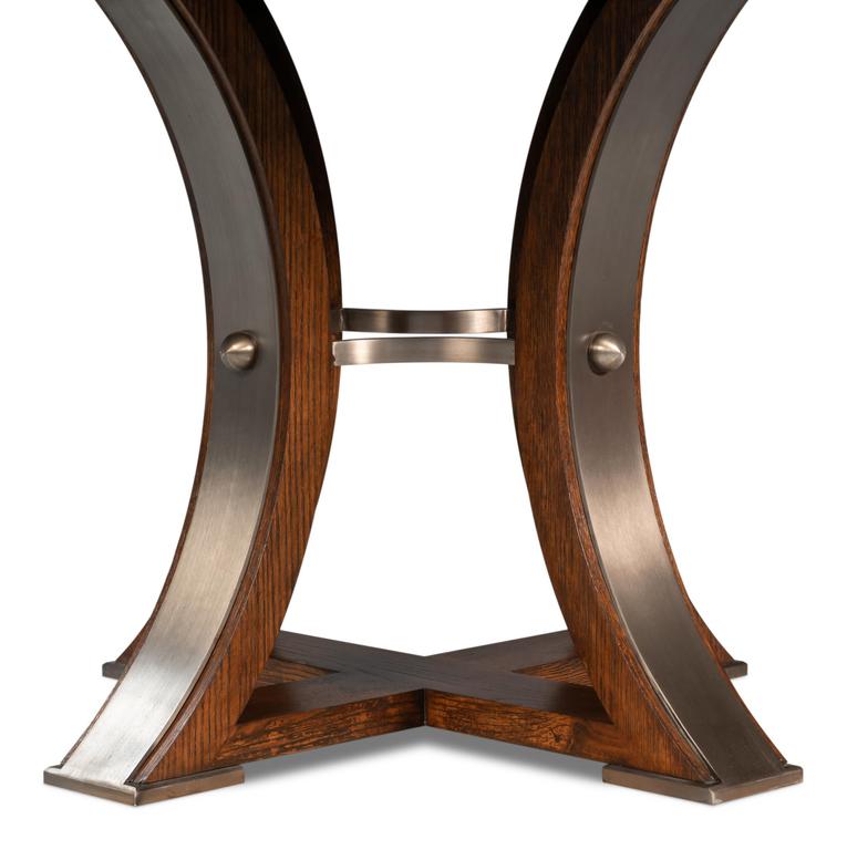 Tower Jupe Brown Medium Dining Table - Ornate Home