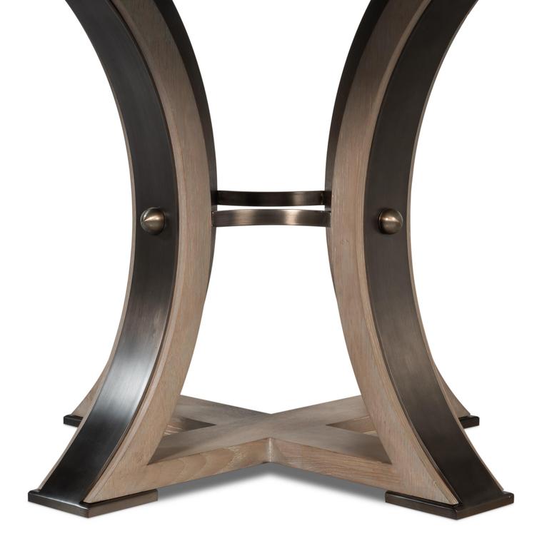 Tower Jupe Grey Medium Dining Table - Ornate Home