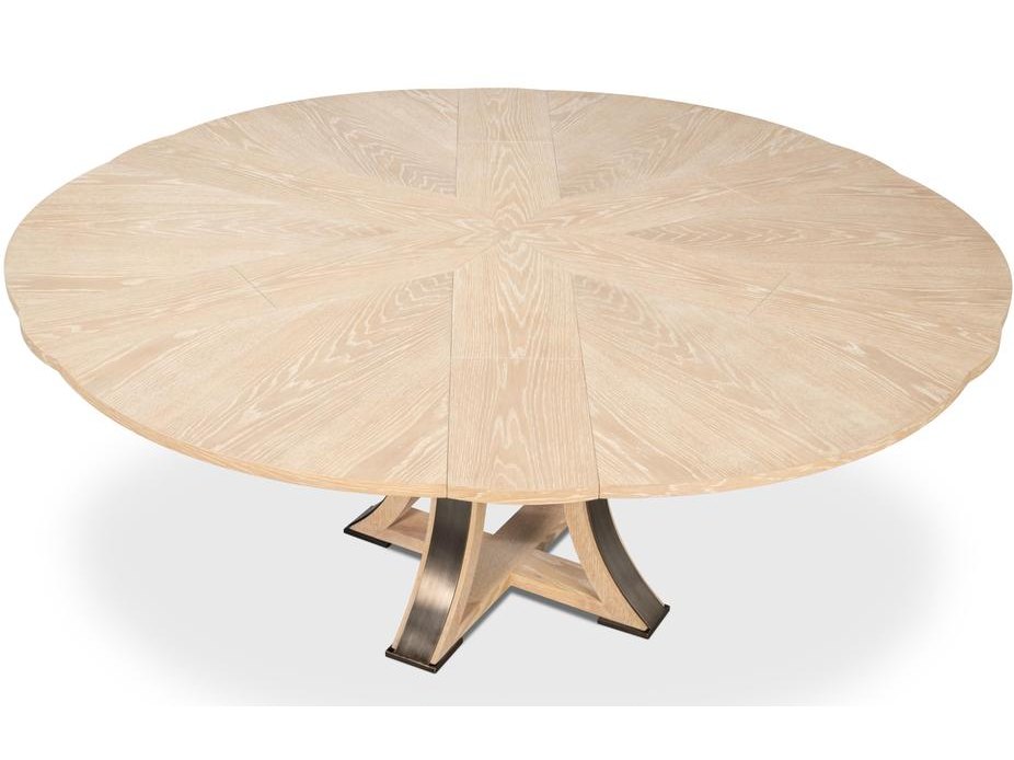 Tower Jupe Natural Dining Table - Ornate Home