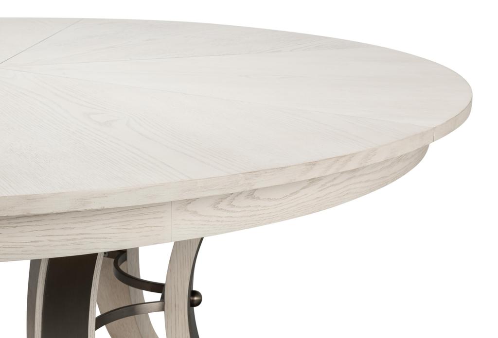 Tower Jupe White Dining Table - Ornate Home