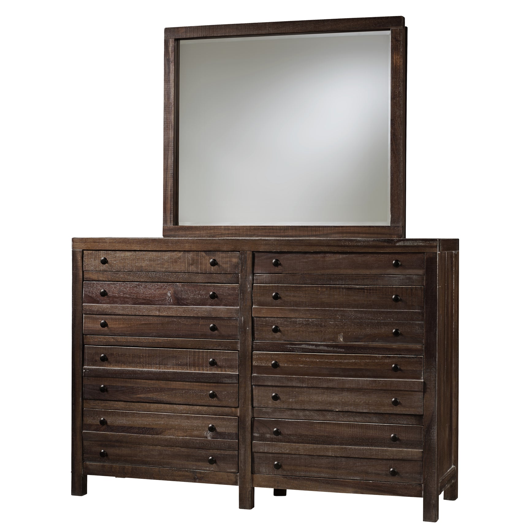 Townsend Eight Drawer Solid Wood Dresser in Java - Ornate Home