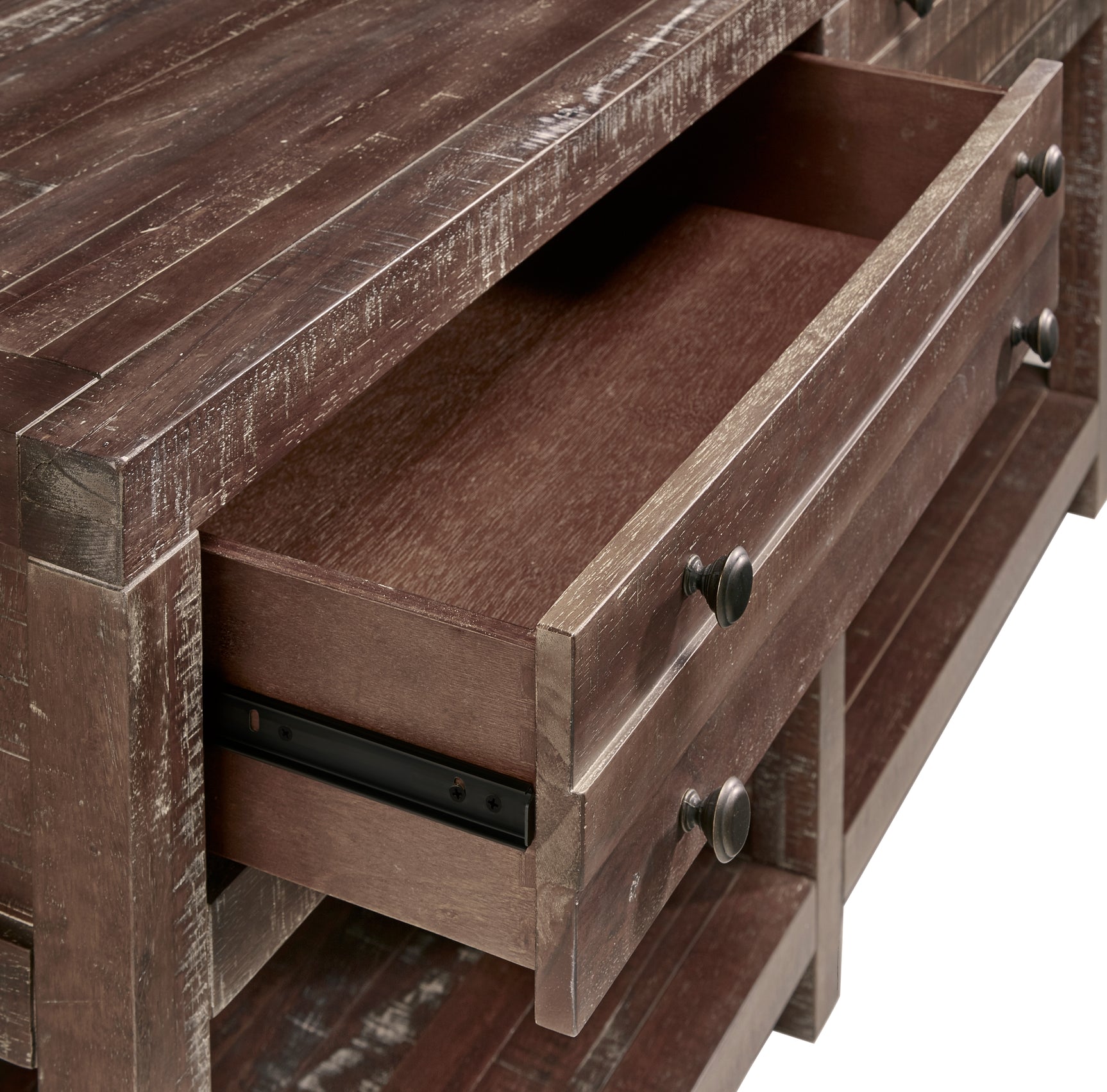 Townsend Solid Wood Console Table in Java - Ornate Home