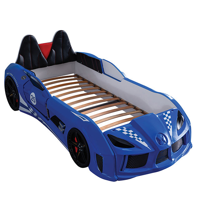 Trackster Blue Car Bed / Twin - Ornate Home