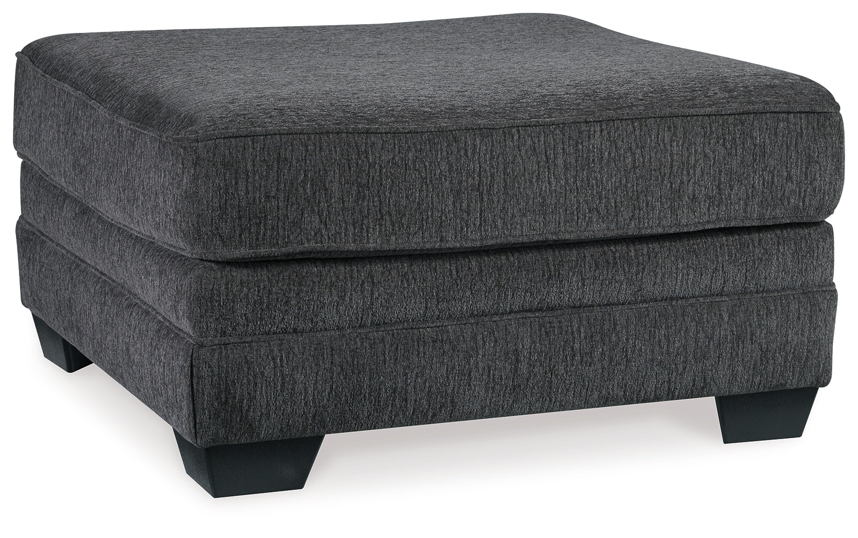 Tracling Slate Oversized Ottoman (Online Special Price) - Ornate Home
