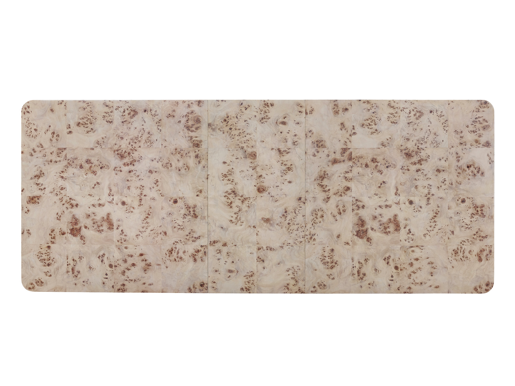 Tranquility Mappa Burl/Acrylic Dining Table - Ornate Home