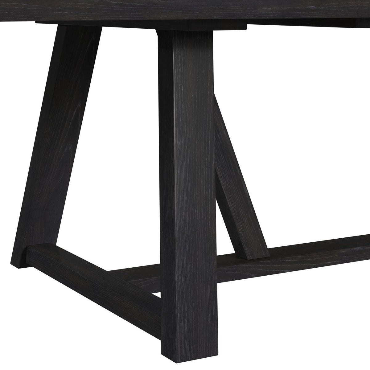 Transcend Charcoal Dining Table with 22" Leaf