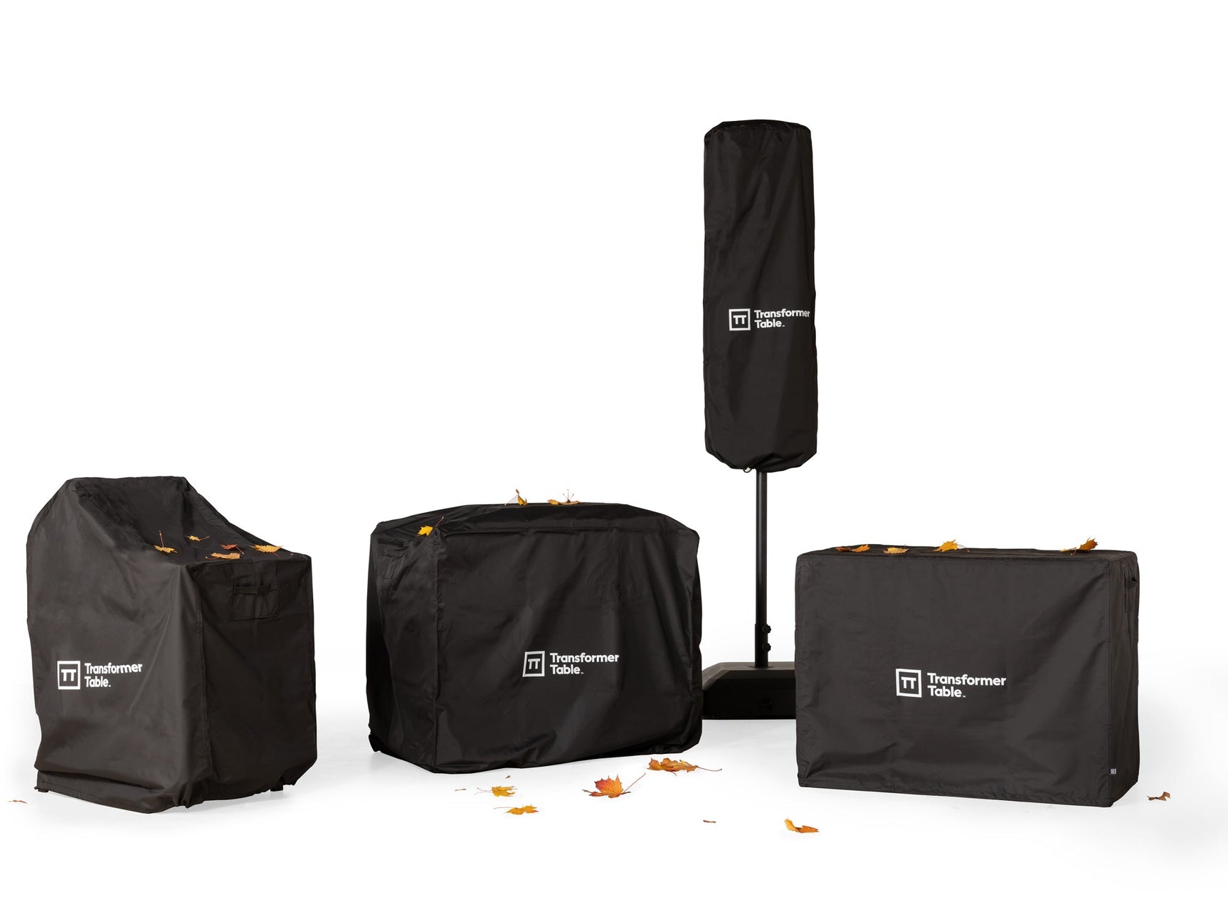 Transformer Black Outdoor Stackable Chair Cover - Ornate Home