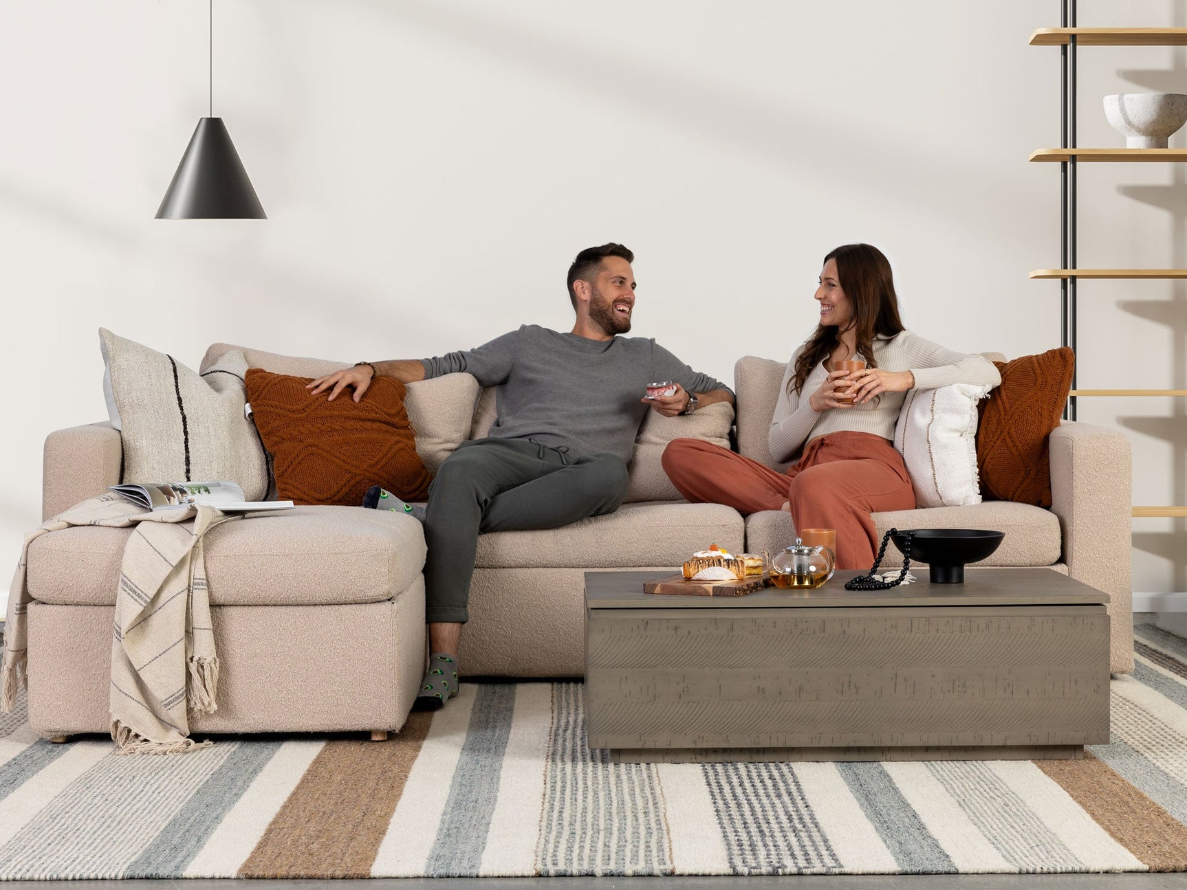 Transformer Coffee Table - Panel Storage - Ornate Home