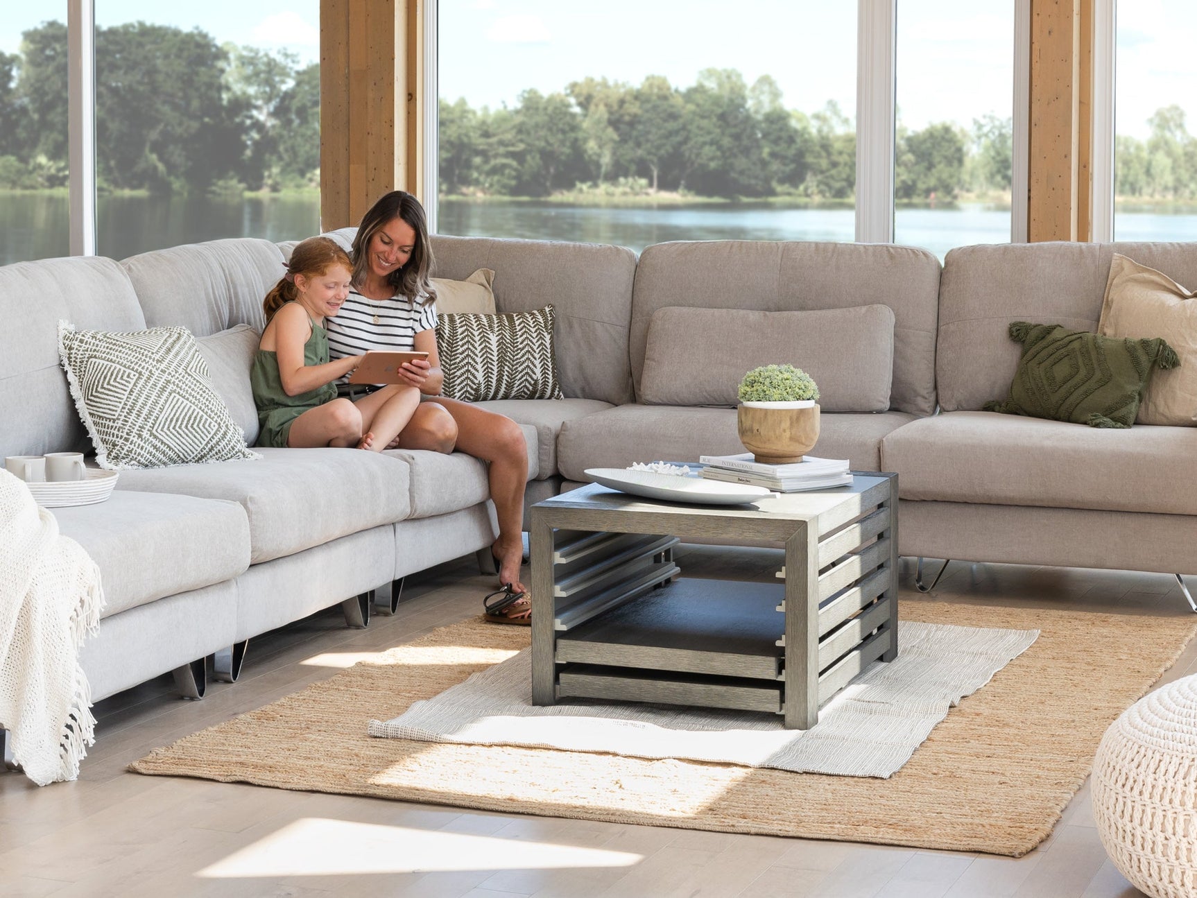 Transformer Coffee Table - Panel Storage - Ornate Home