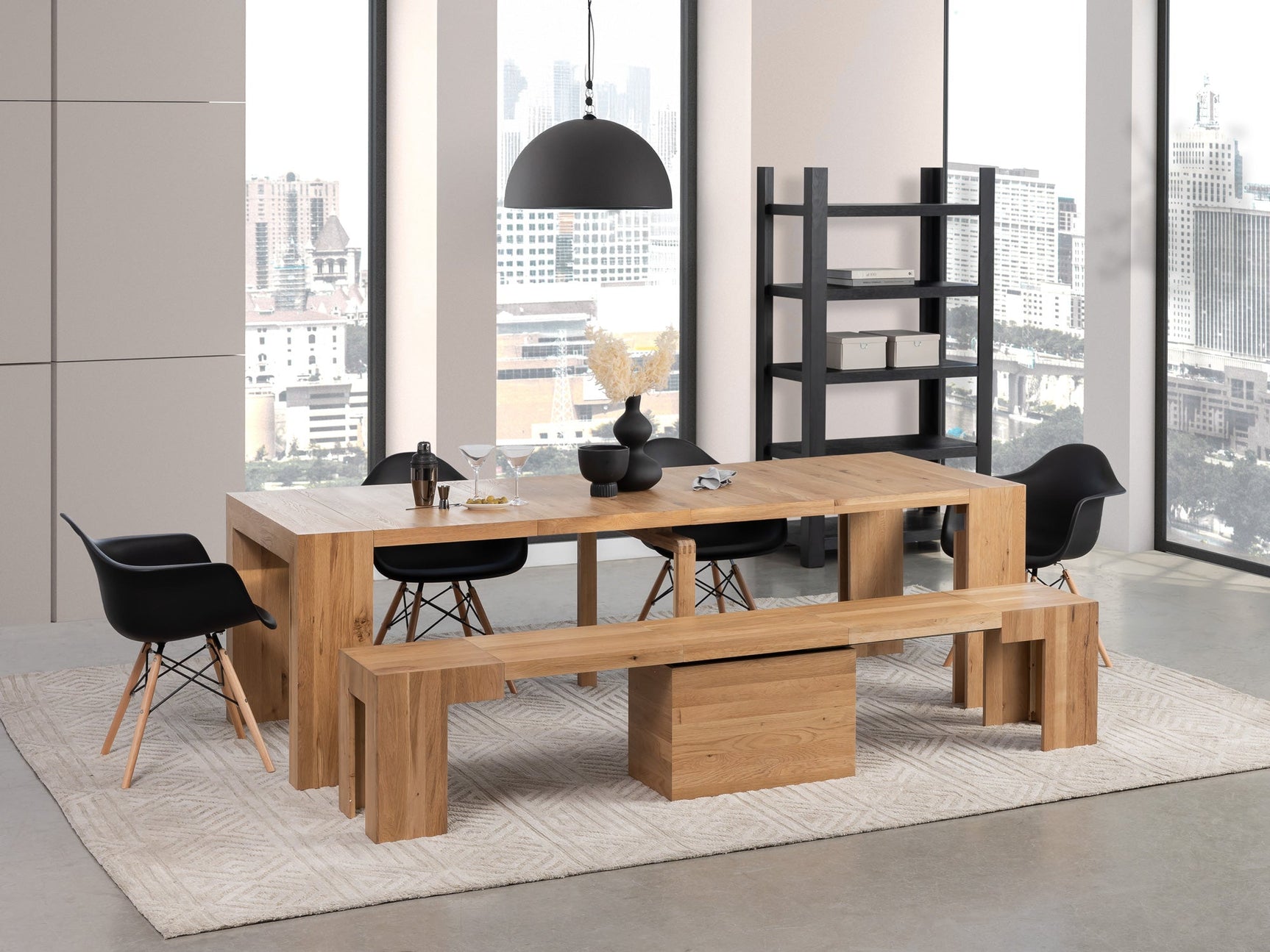 Transformer Dining Set Coffee Table Special Bundle - Ornate Home