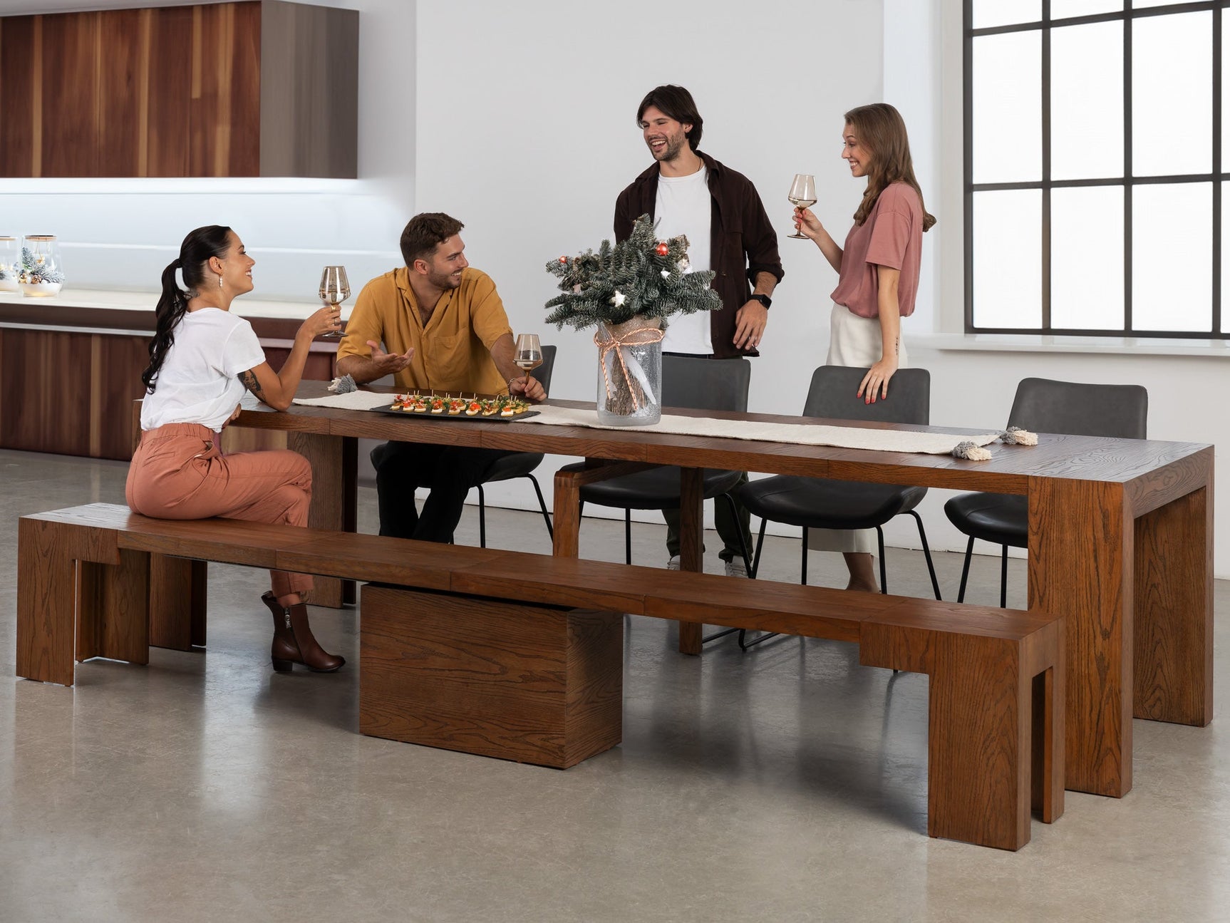 Transformer Dining Set Coffee Table Special Bundle - Ornate Home