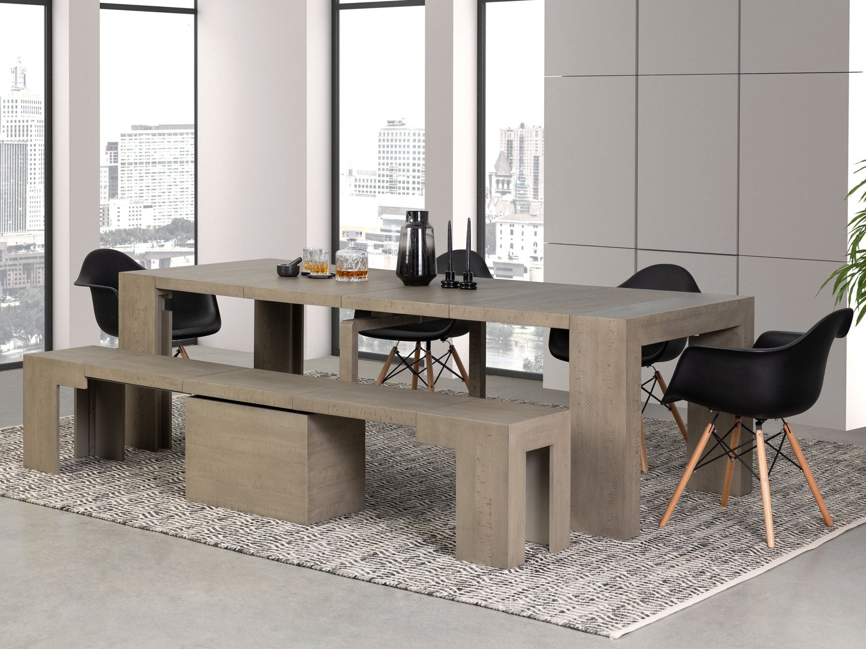 Transformer Dining Set Coffee Table Special Bundle - Ornate Home