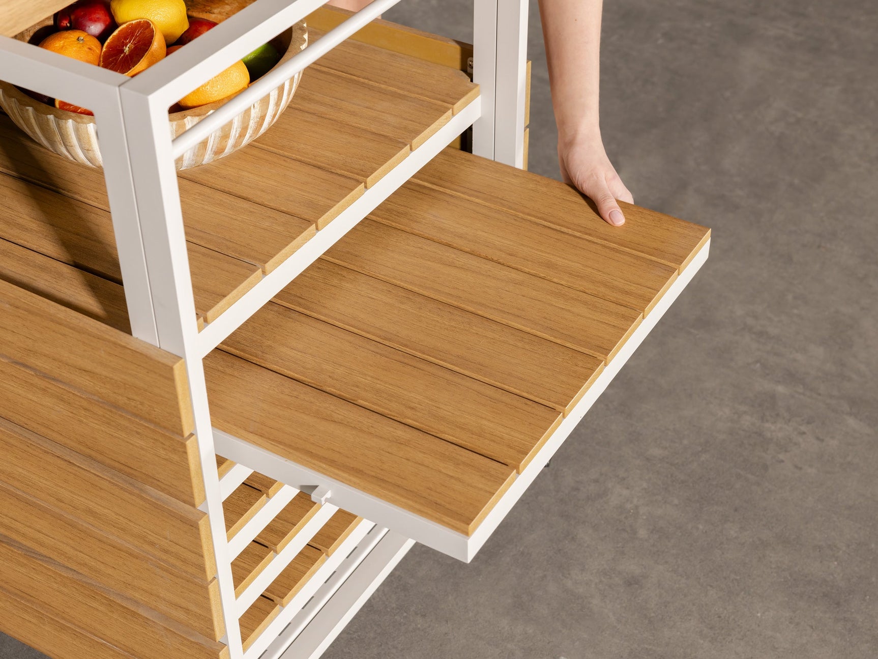 Transformer Outdoor Bar Cart - Panel Storage - Ornate Home