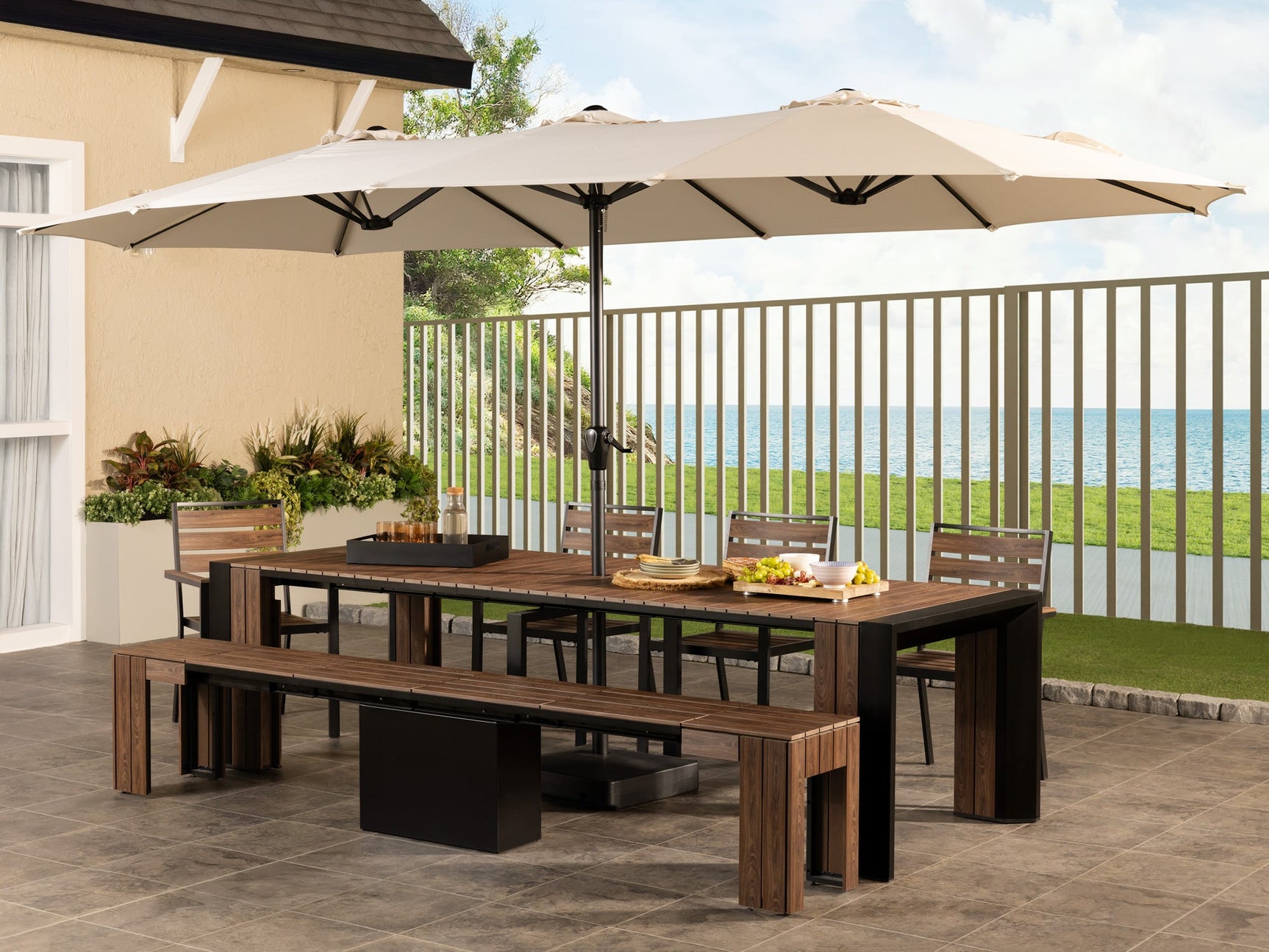 Transformer Outdoor Chair (Set of 2) - Ornate Home