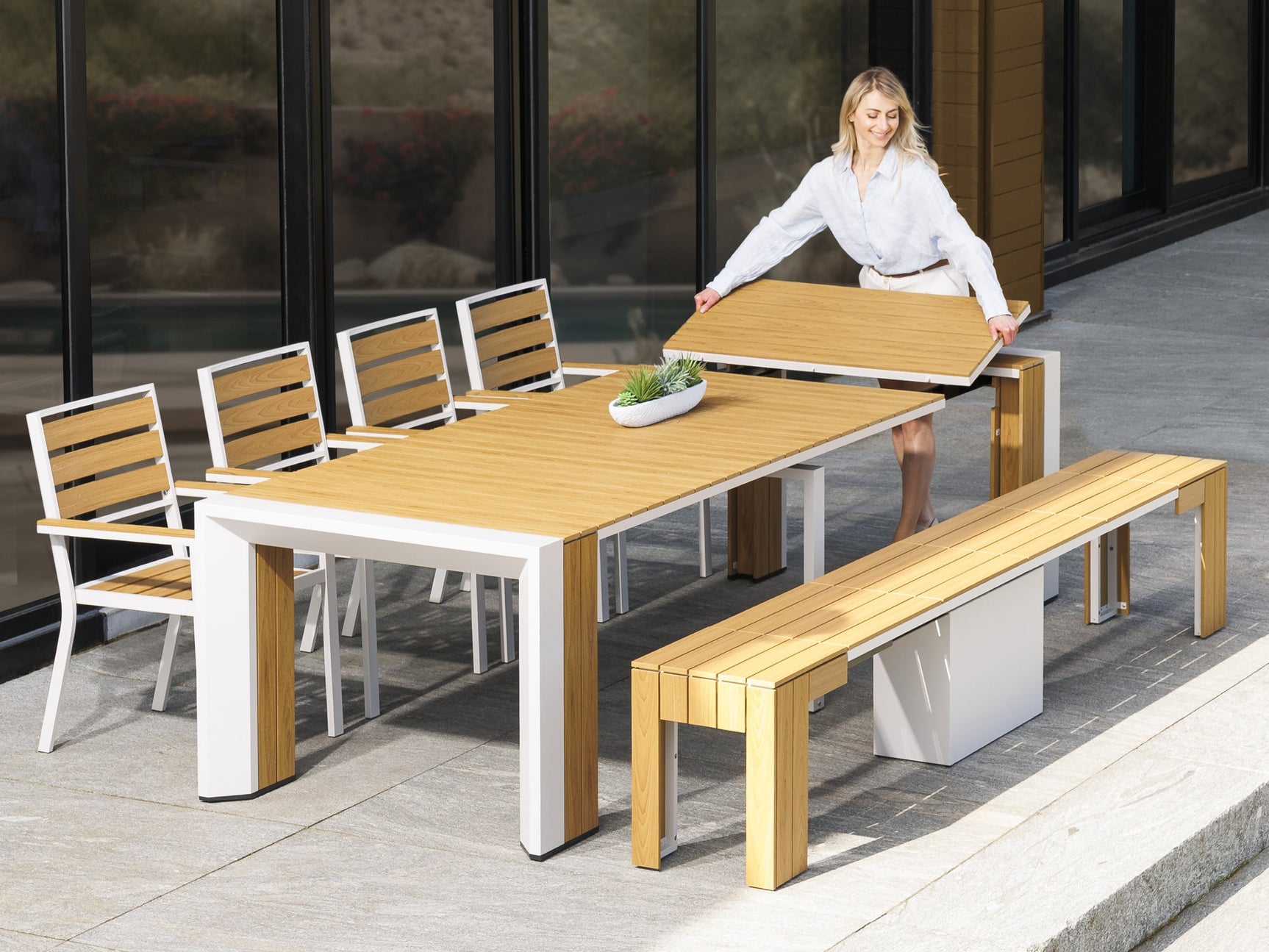 Transformer Outdoor Dining Set - The Host - Ornate Home