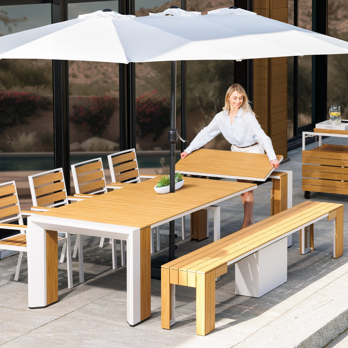 Transformer Outdoor Patio Umbrella