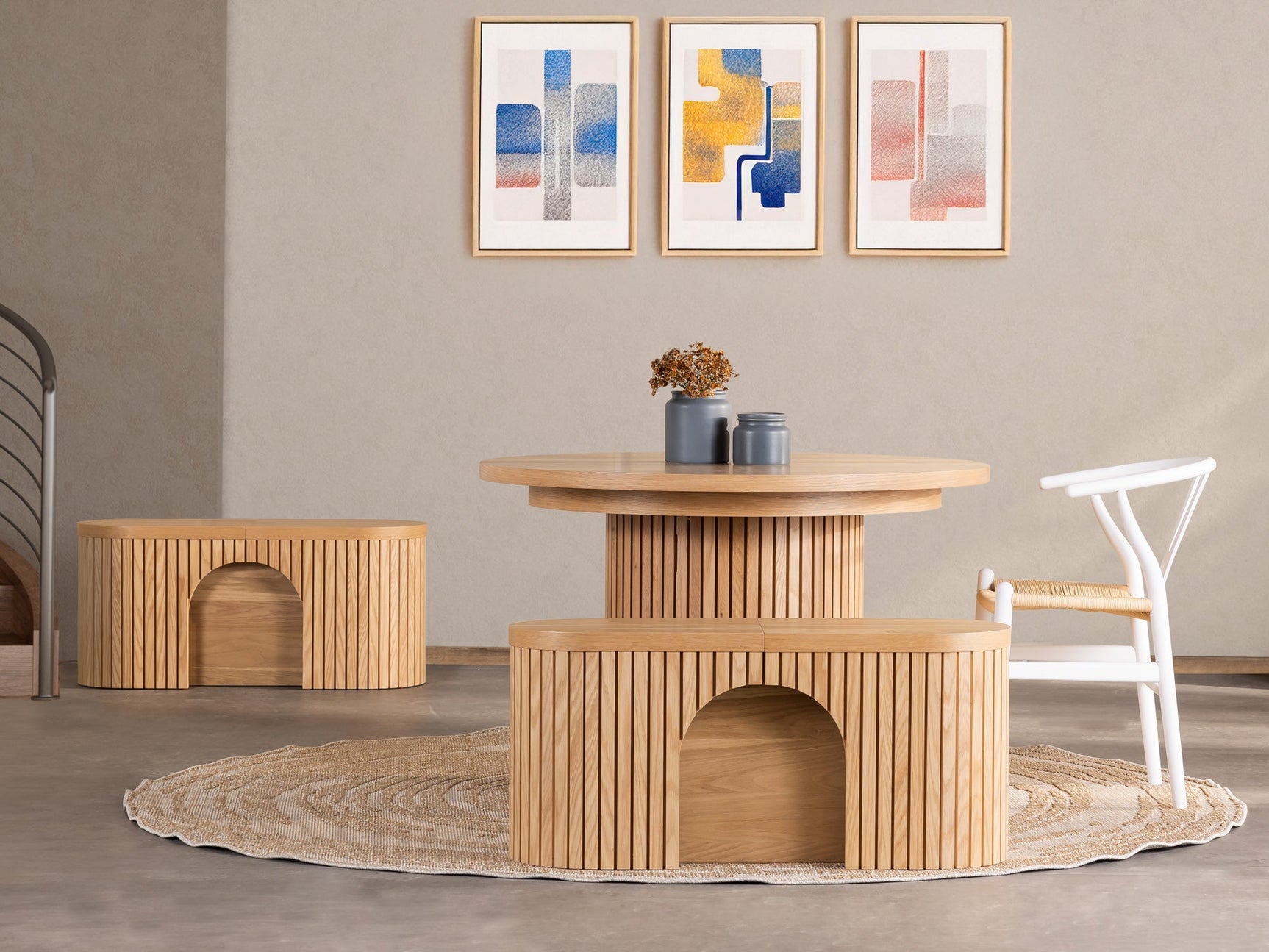 Transformer Round Dining Set - The Gathering - Ornate Home