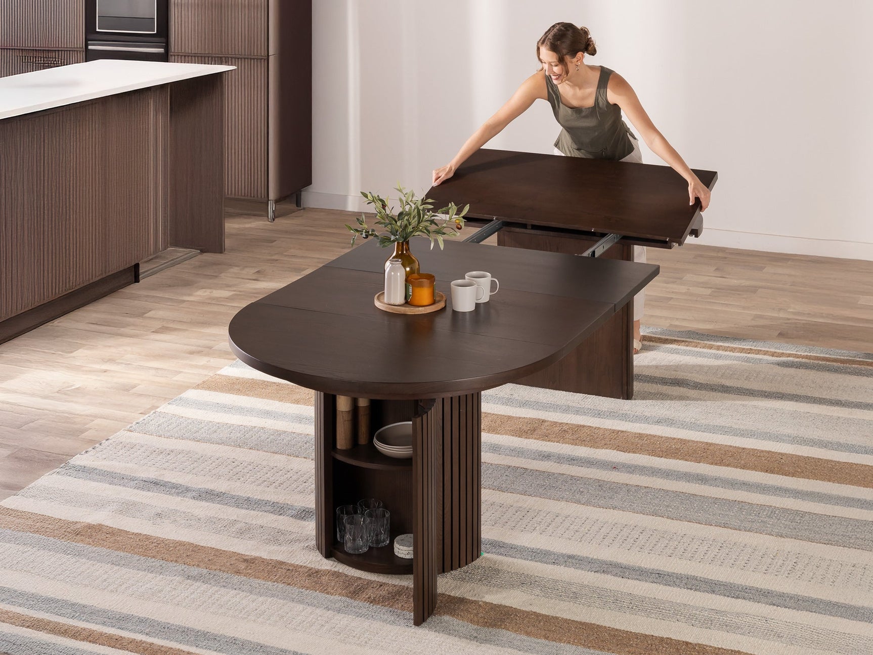 Transformer Round Table - Ornate Home