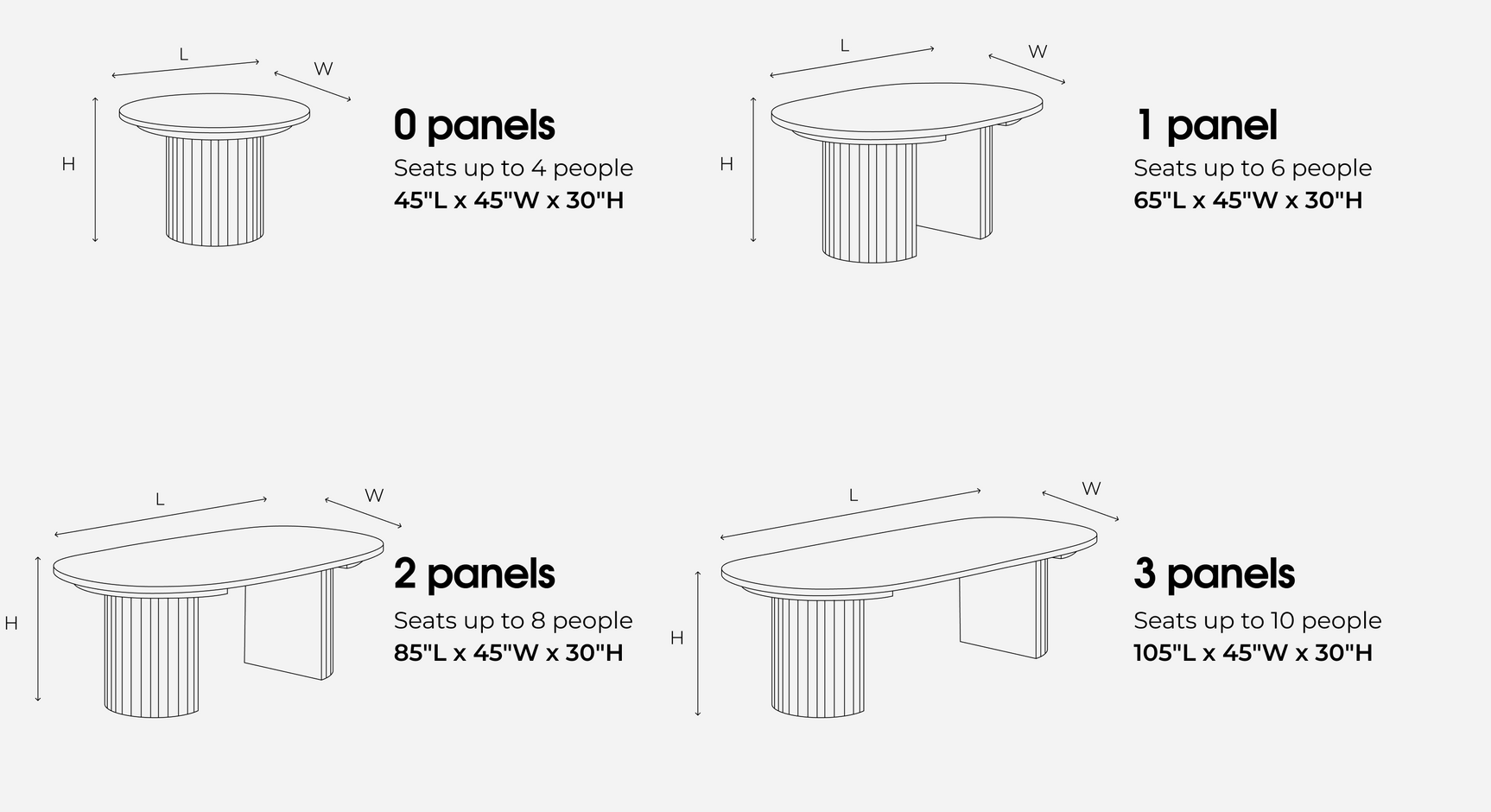 Transformer Scandinavian Oak Round Dining Table - Ornate Home