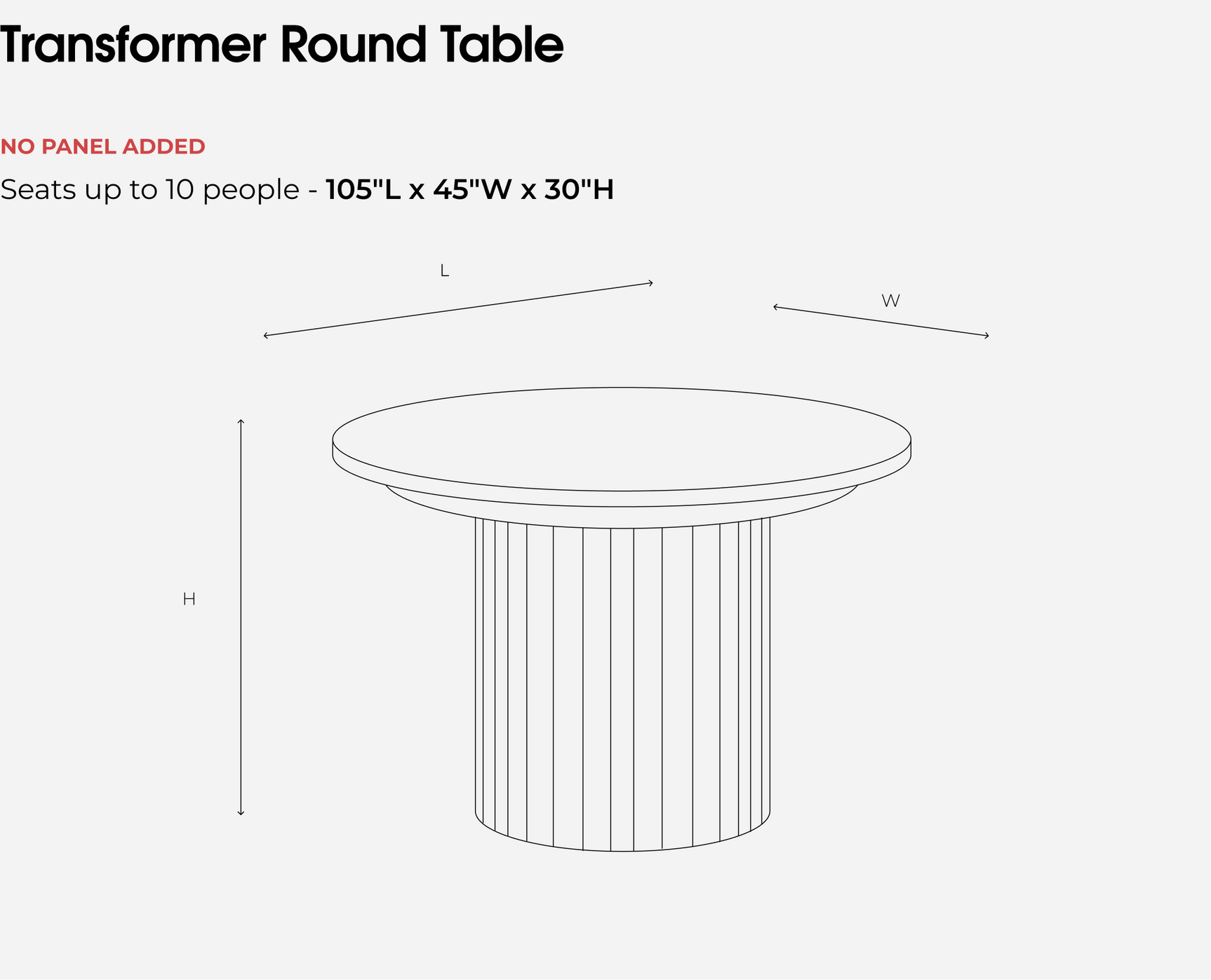 Transformer Scandinavian Oak Round Dining Table - Ornate Home