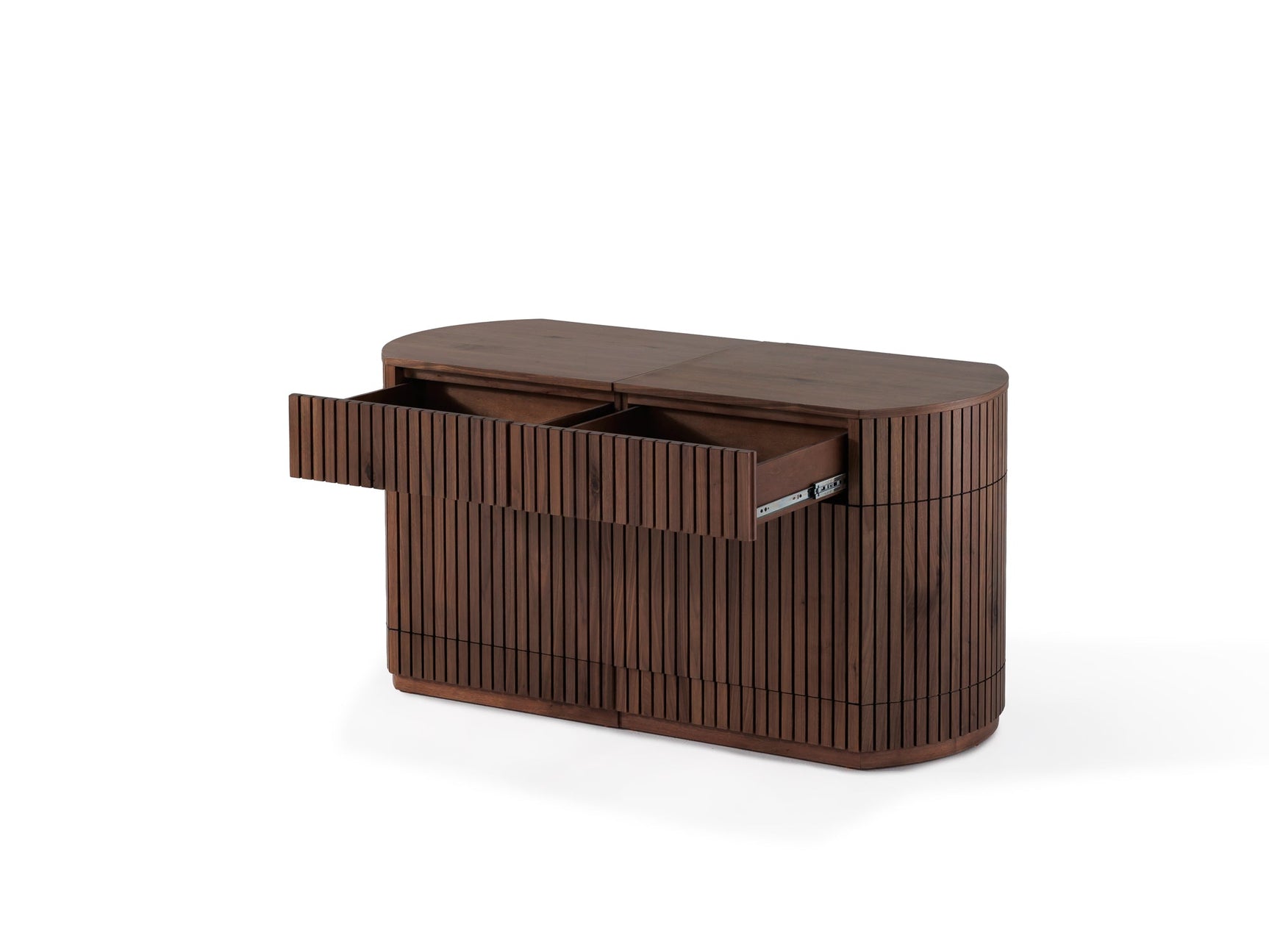 Transformer Round Sideboard - Panel Storage