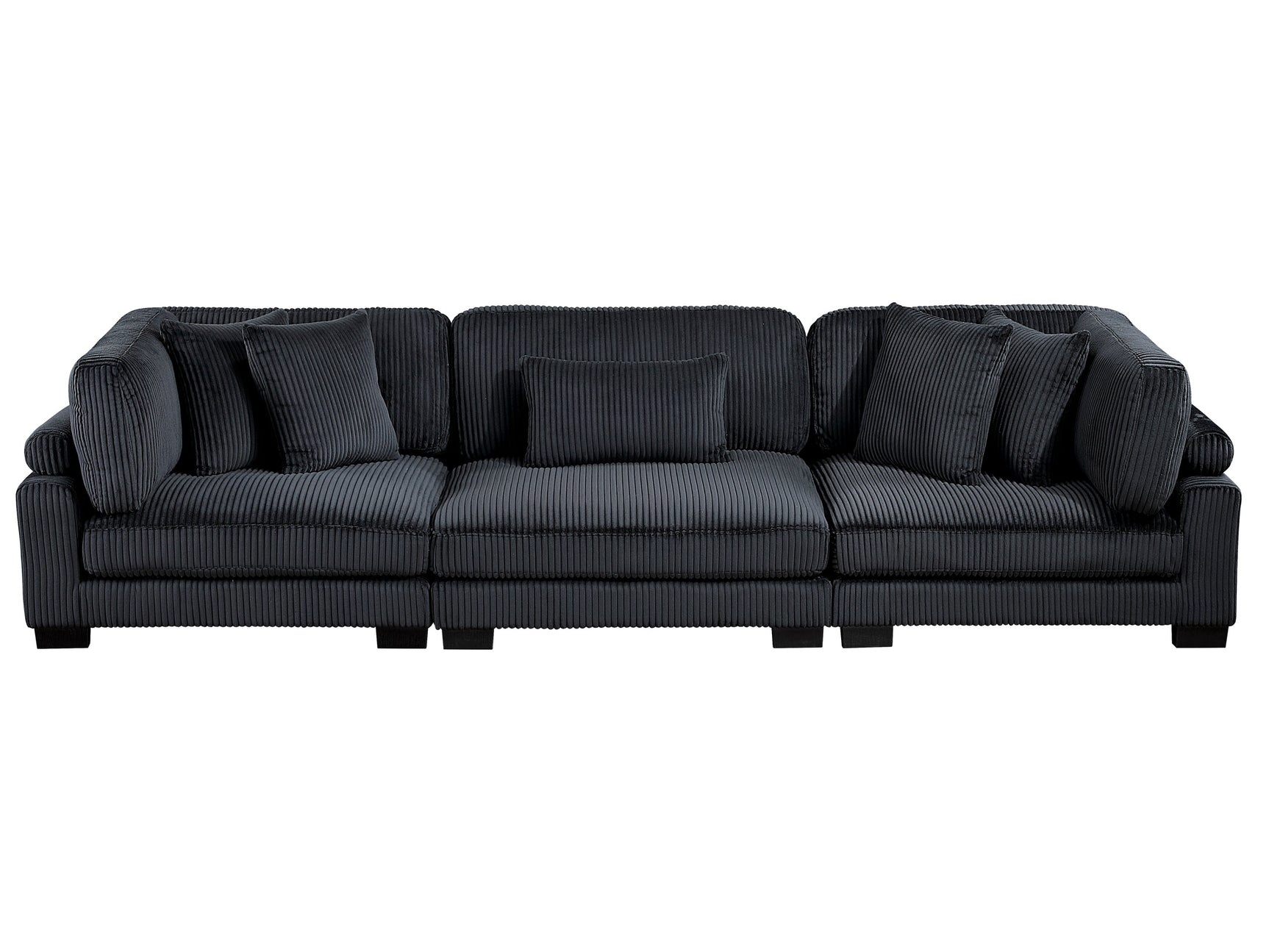 Traverse Black Sofa - Ornate Home