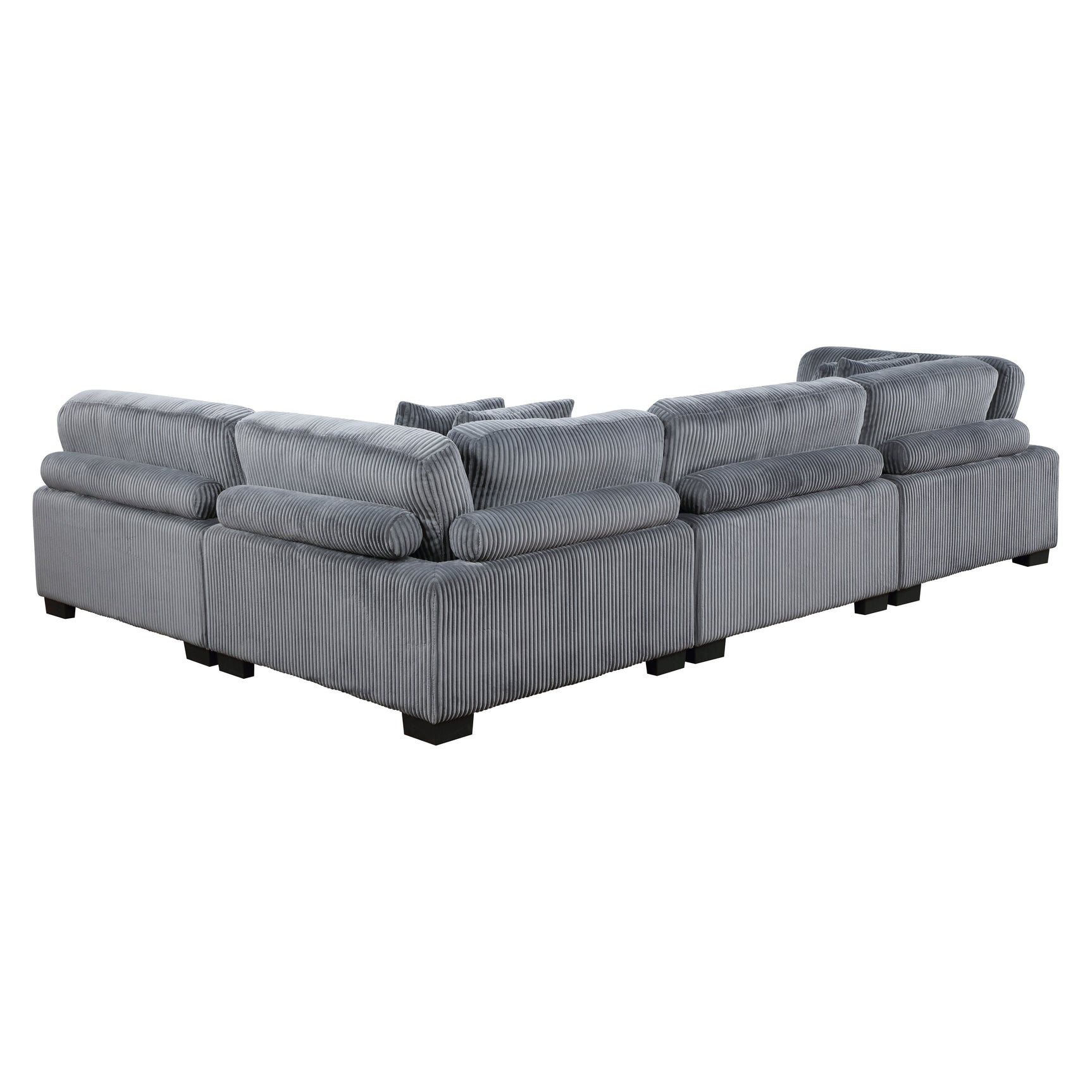 Traverse Gray 4-Piece Modular Sectional - Ornate Home