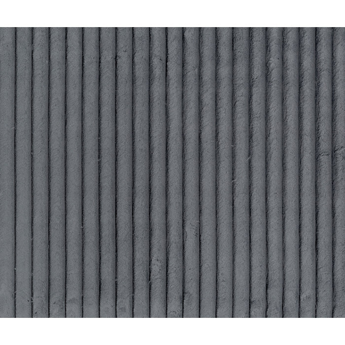 Traverse Gray Gray Corduroy Ottoman - Ornate Home