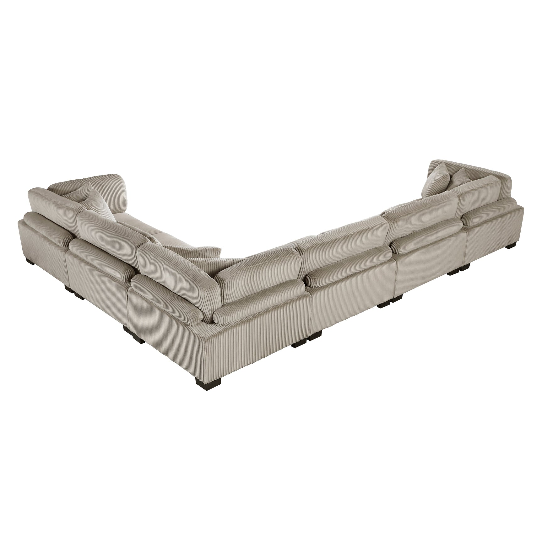 Traverse Taupe 6-Piece Modular Sectional - Ornate Home