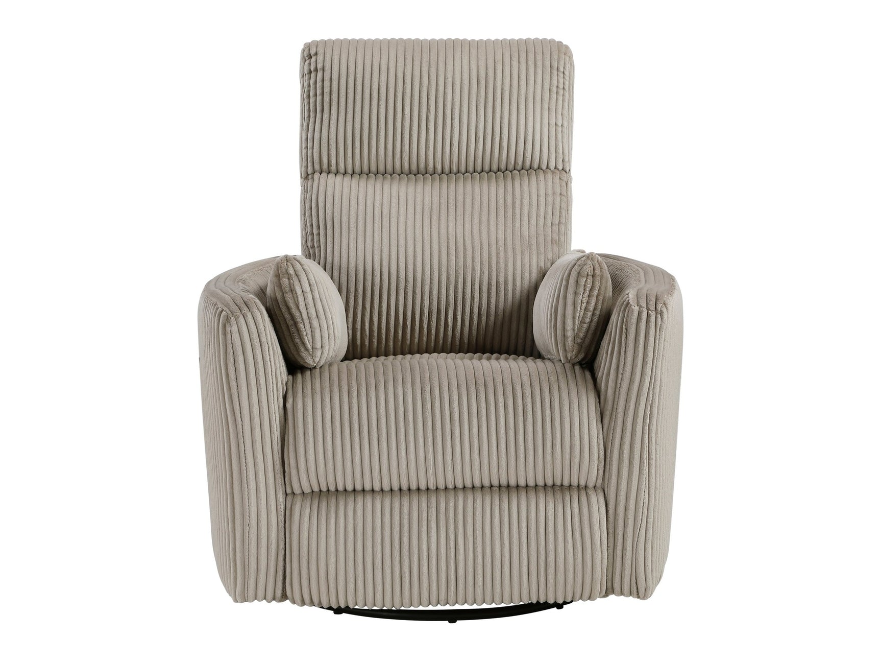Traverse Taupe Swivel Glider Reclining Chair - Ornate Home