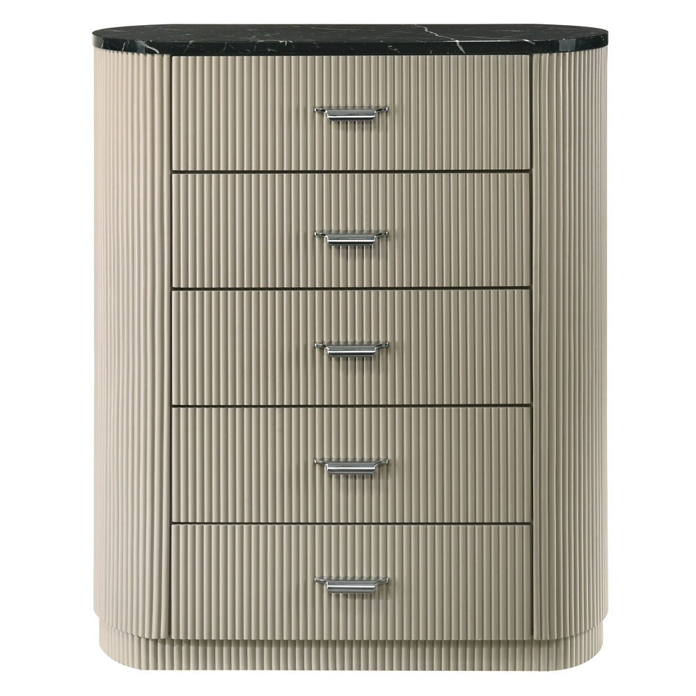 Travonte Gray/Beige Chest - Ornate Home