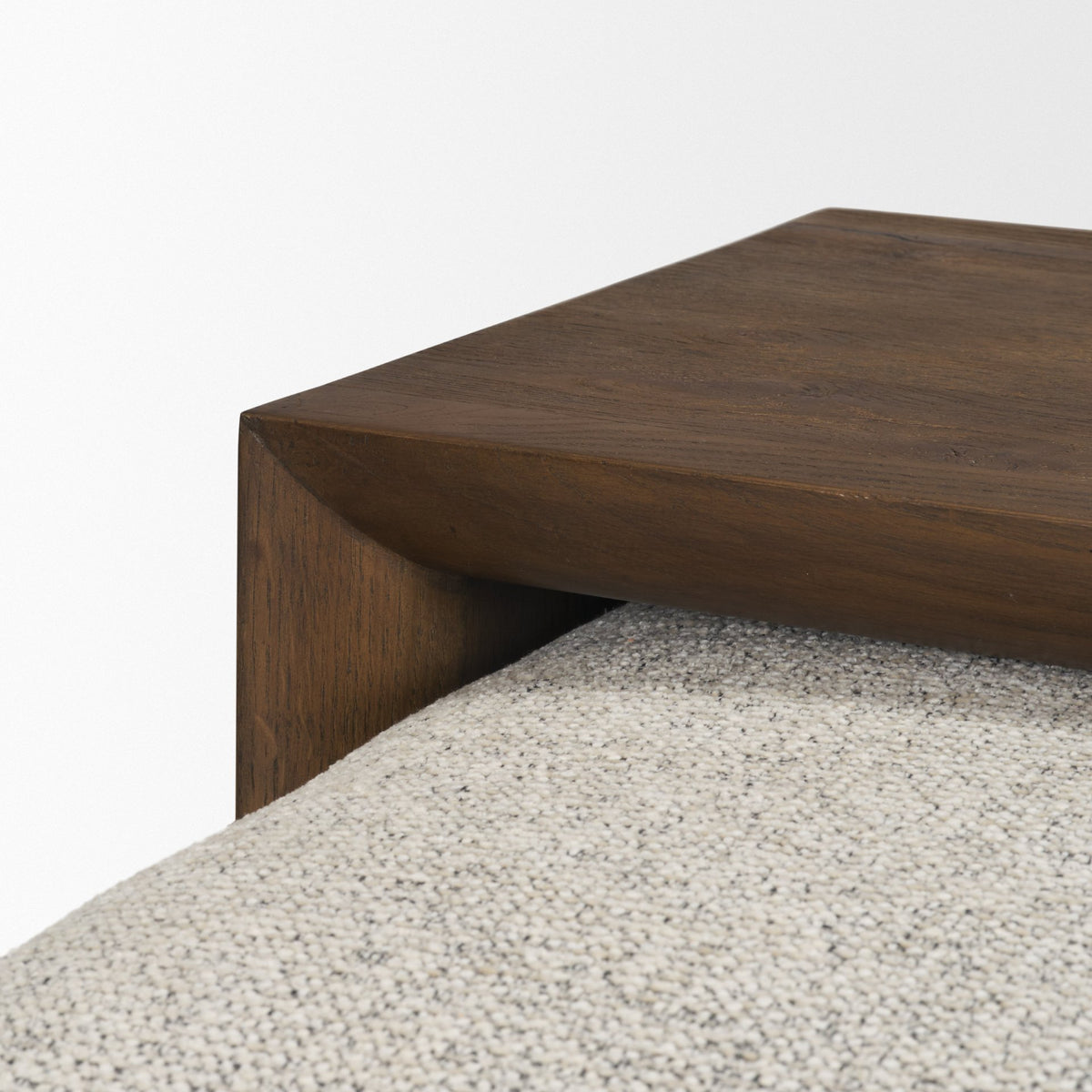 Trayden Gray/Brown Fabric Slider Top Coffee Table (cm)