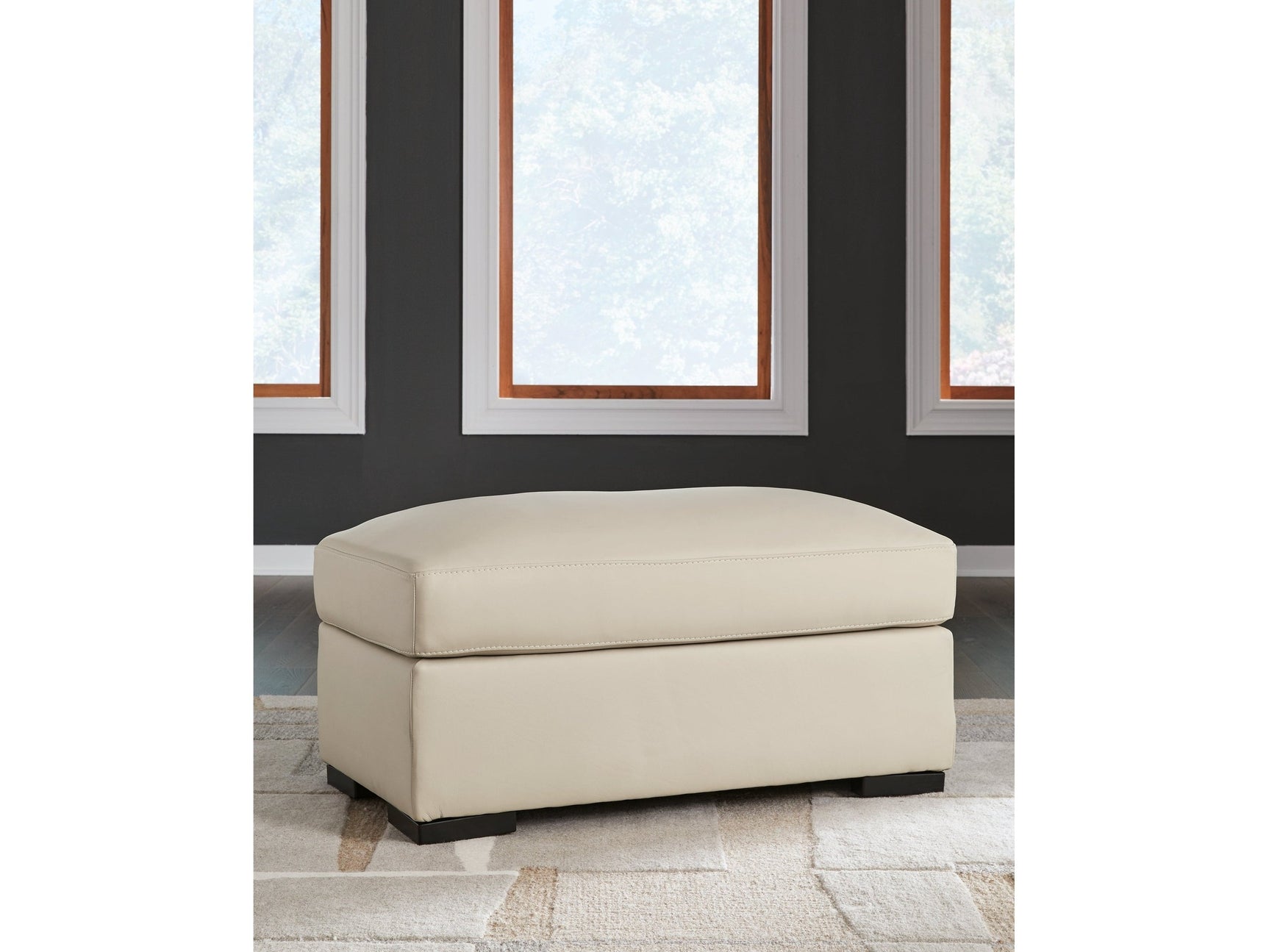 Treasure Trove Almond Ottoman - Ornate Home