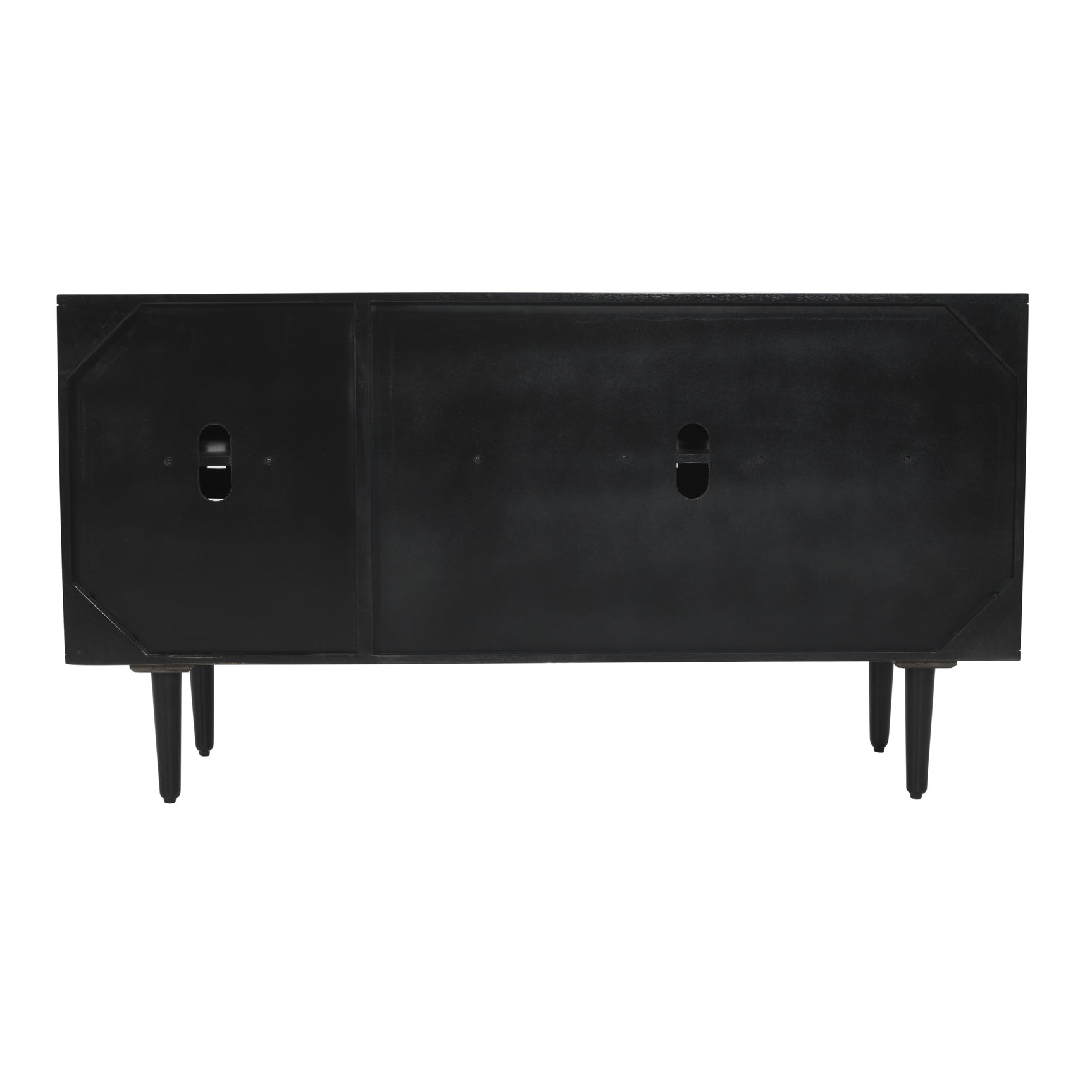 Trent Black 3 Door Accent Cabinet - Ornate Home