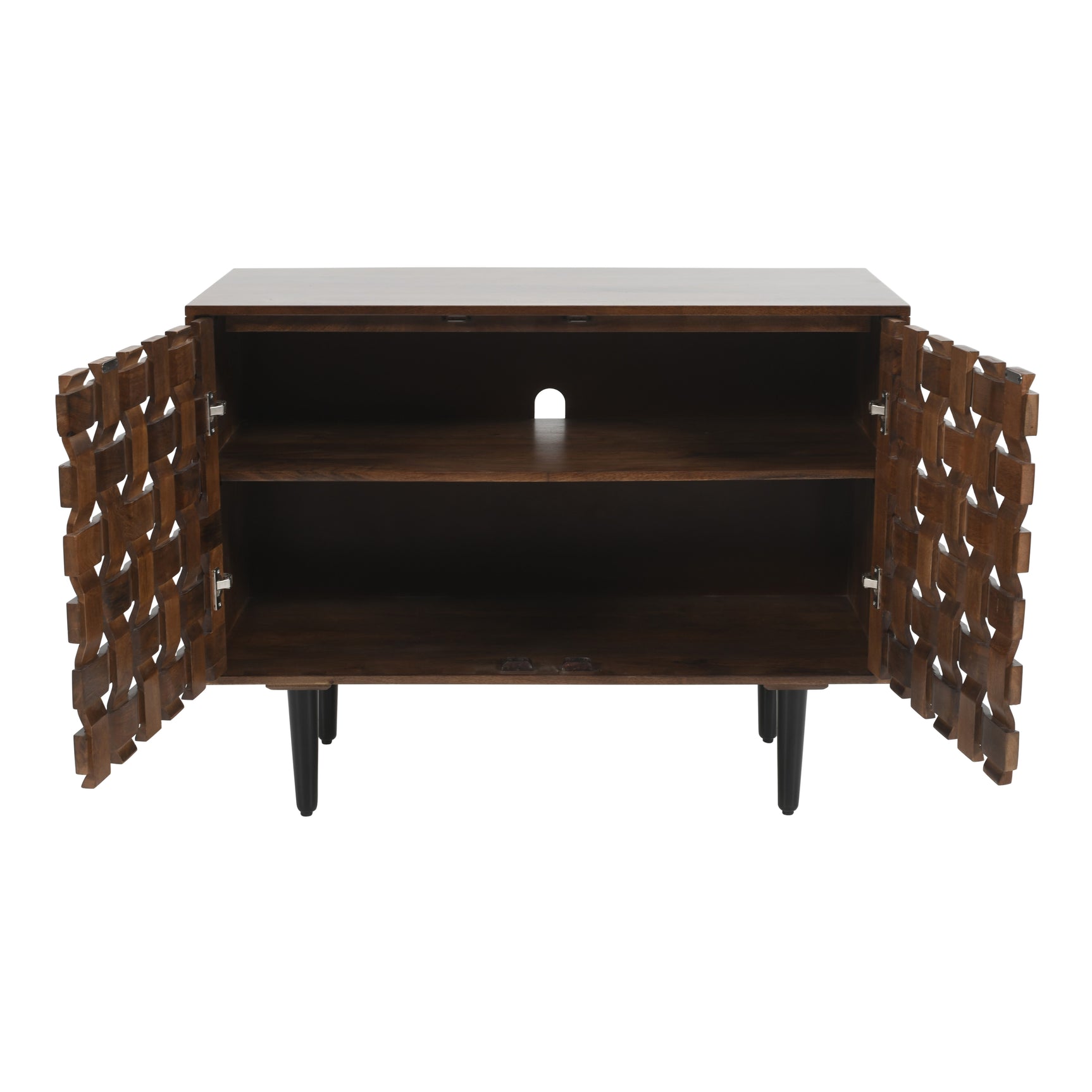 Trent Chestnut 2 Door Accent Cabinet - Ornate Home