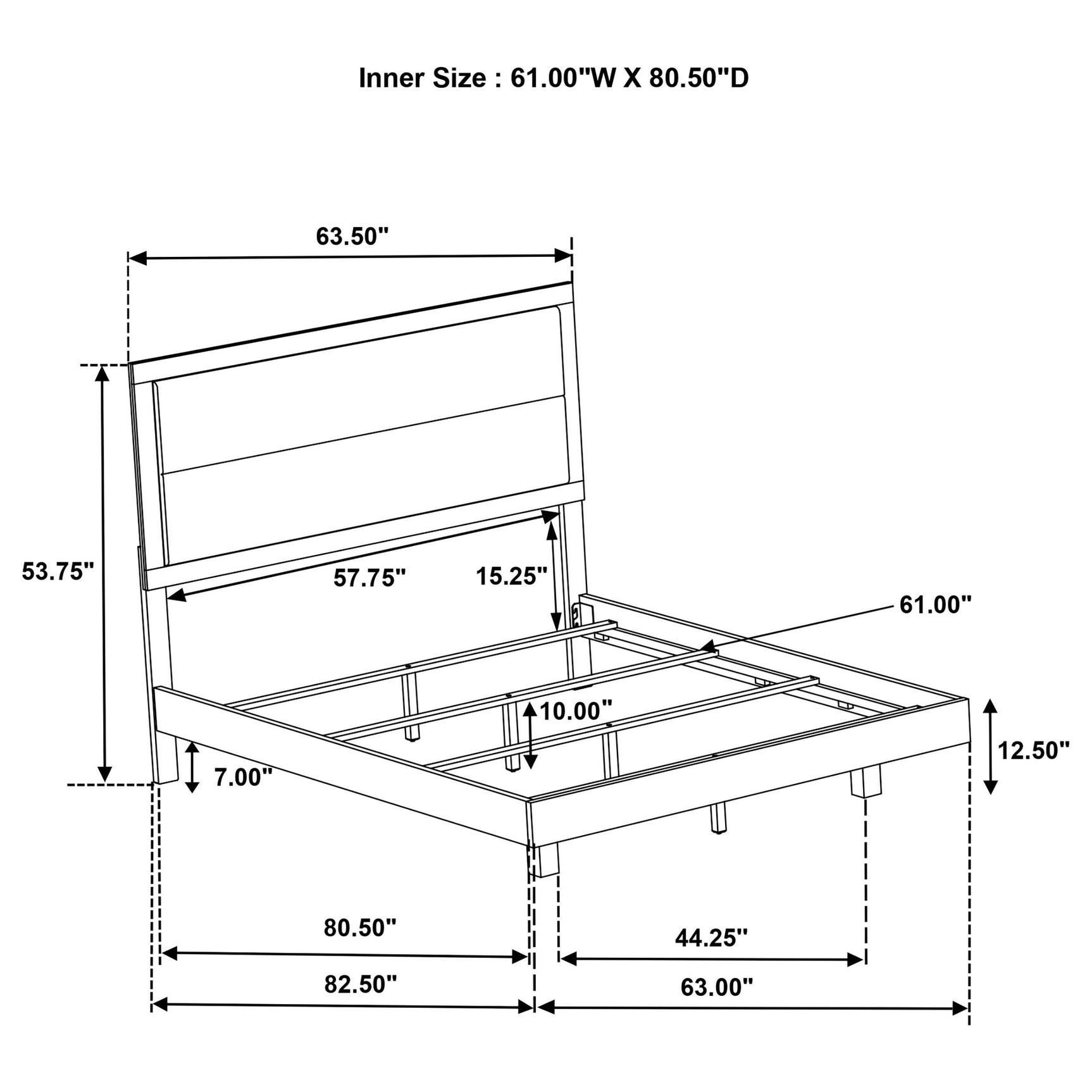 Trenton Rustic Cream 4-piece Queen Bedroom Set - Ornate Home