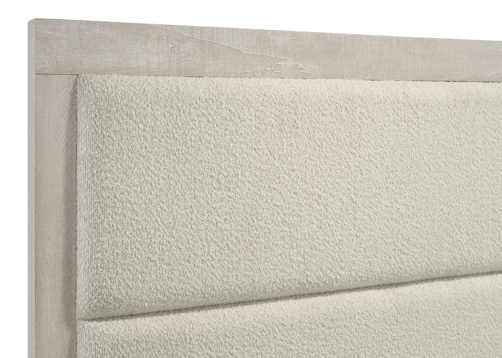 Trenton Rustic Cream 54-inch Wood Eastern King Panel Bed - Ornate Home