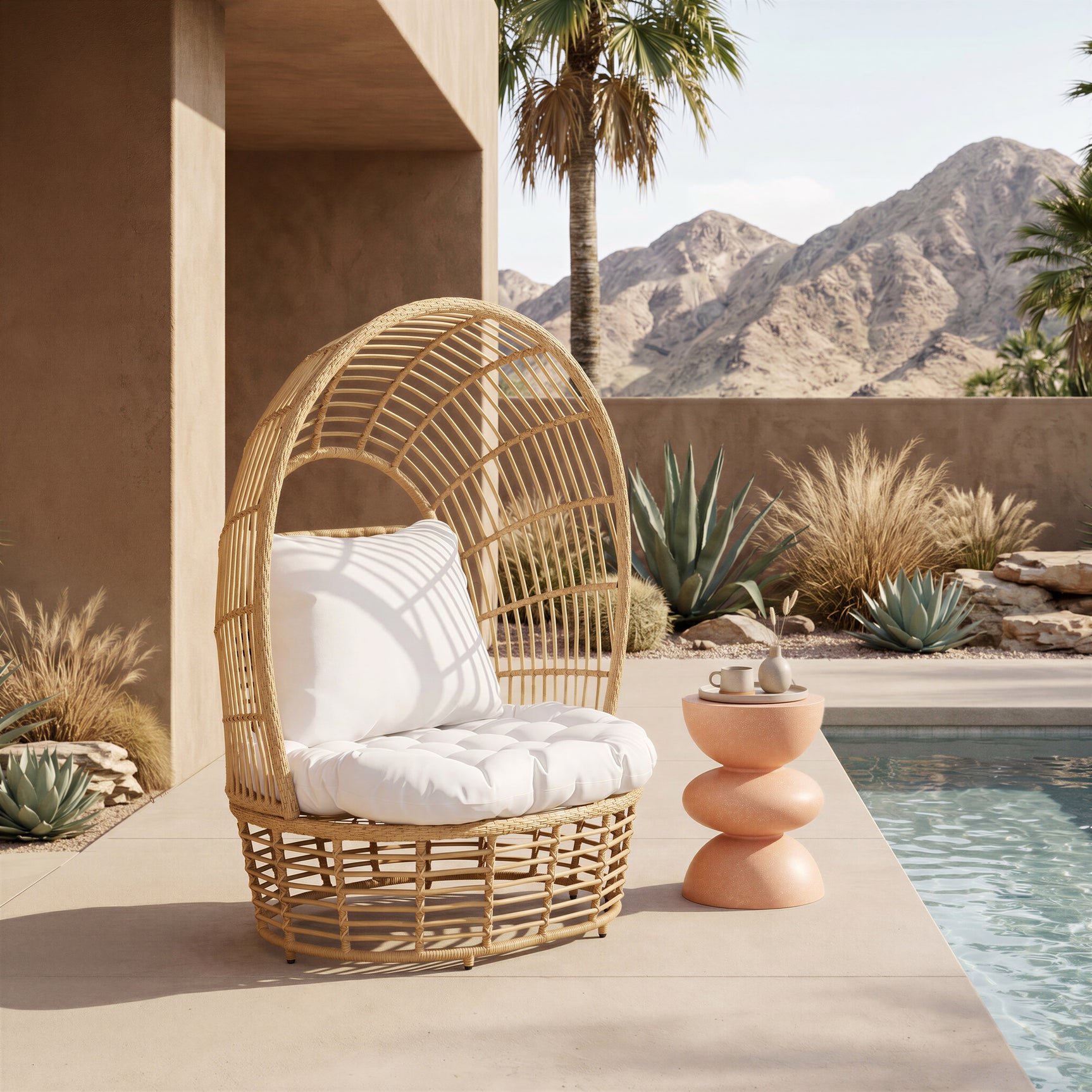 Tressa Terracotta Side Table
